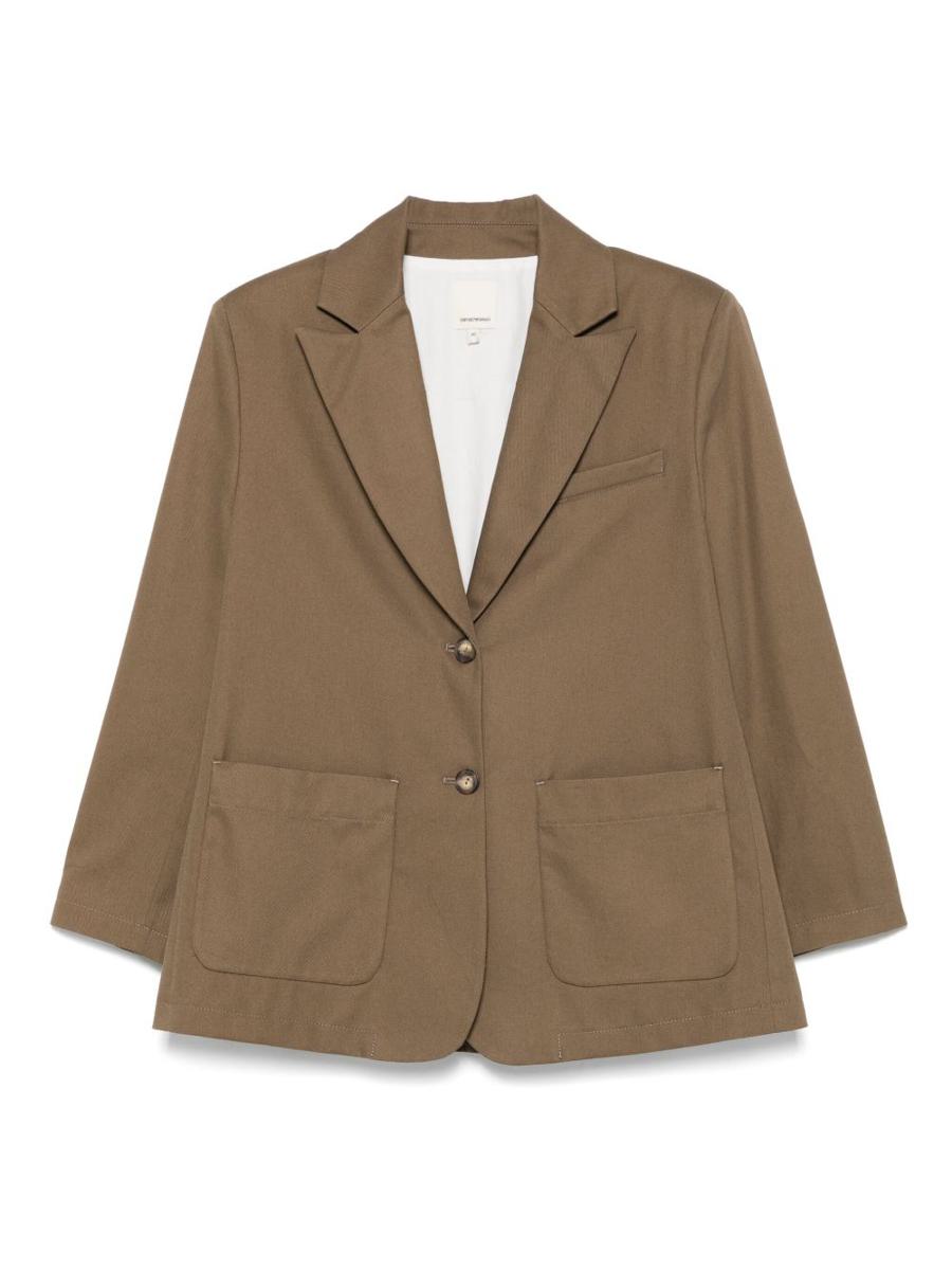 Emporio Armani Cotton Caban Coat