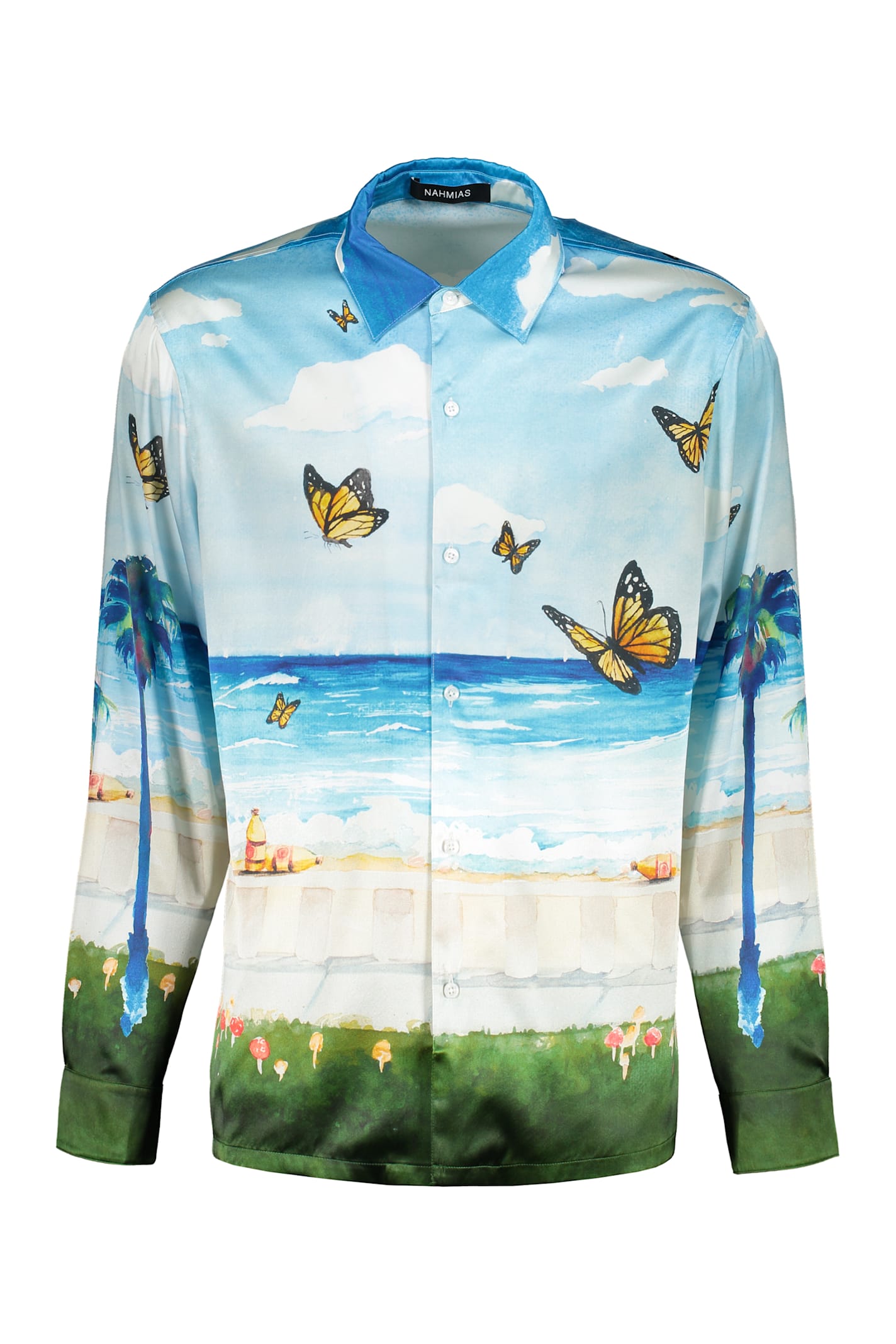 Nahmias Printed Silk Shirt