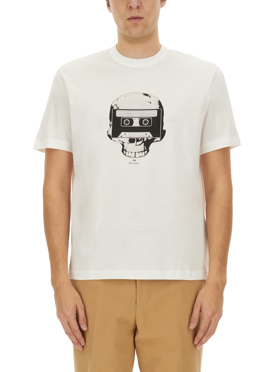 PS by Paul Smith Tape Skull T-shirt