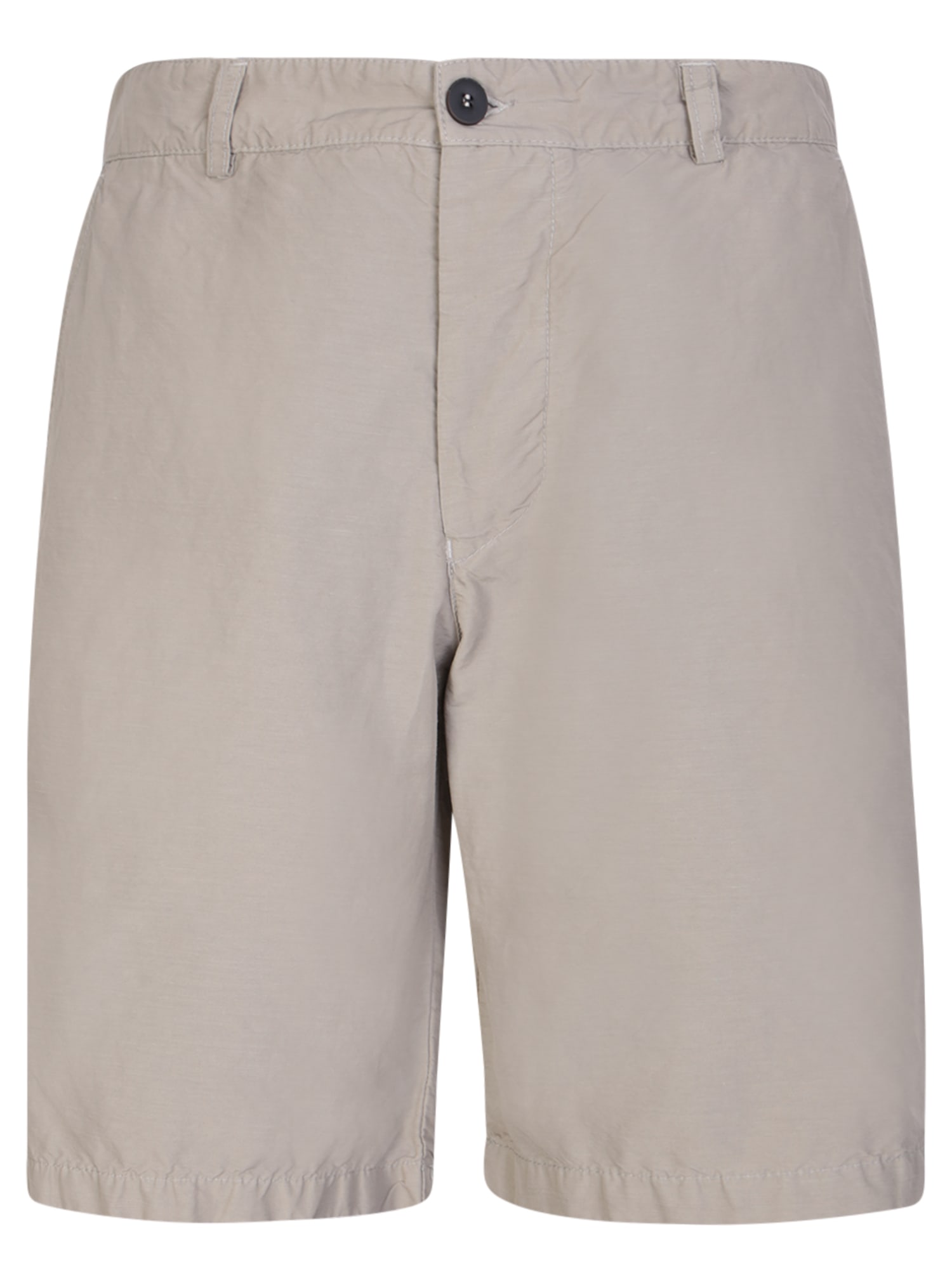 Original Vintage Style Nylon Beige Bermuda Shorts