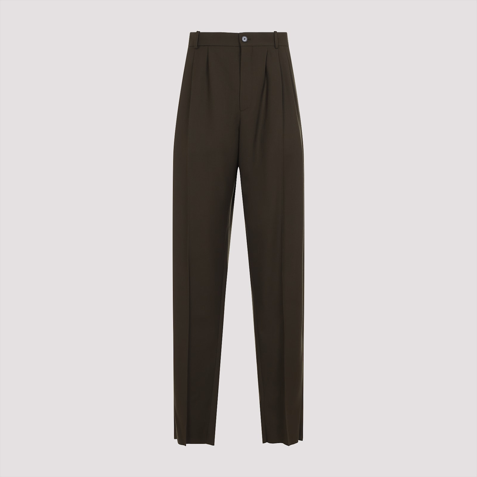 Saint Laurent Wool Pants With Creases