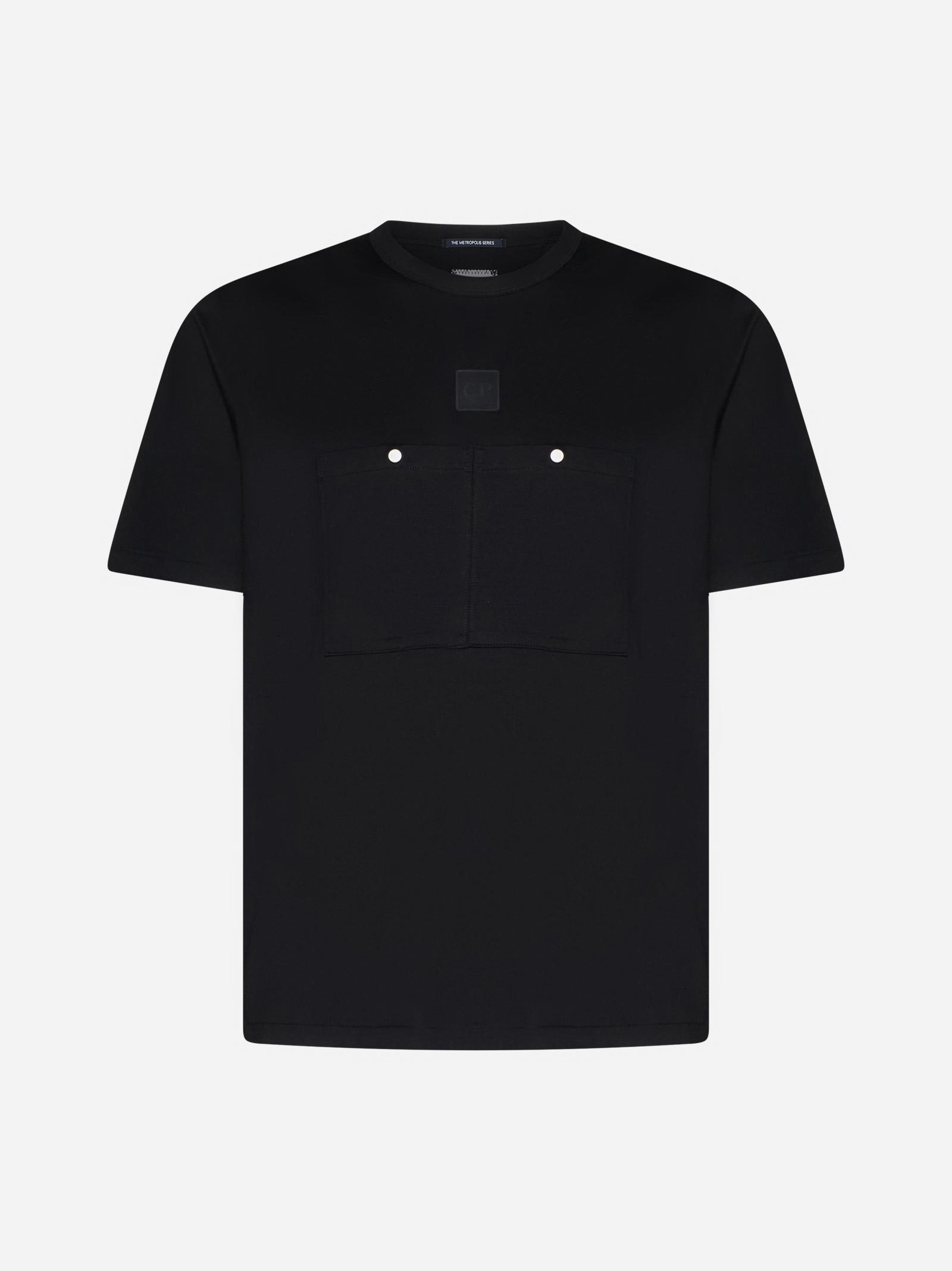 C. P. Company Logo And Pockets Cotton T-shirt