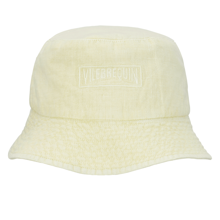 Vilebrequin Linen Bucket Hat Mineral Dye - Boheme - Green - Size M/L