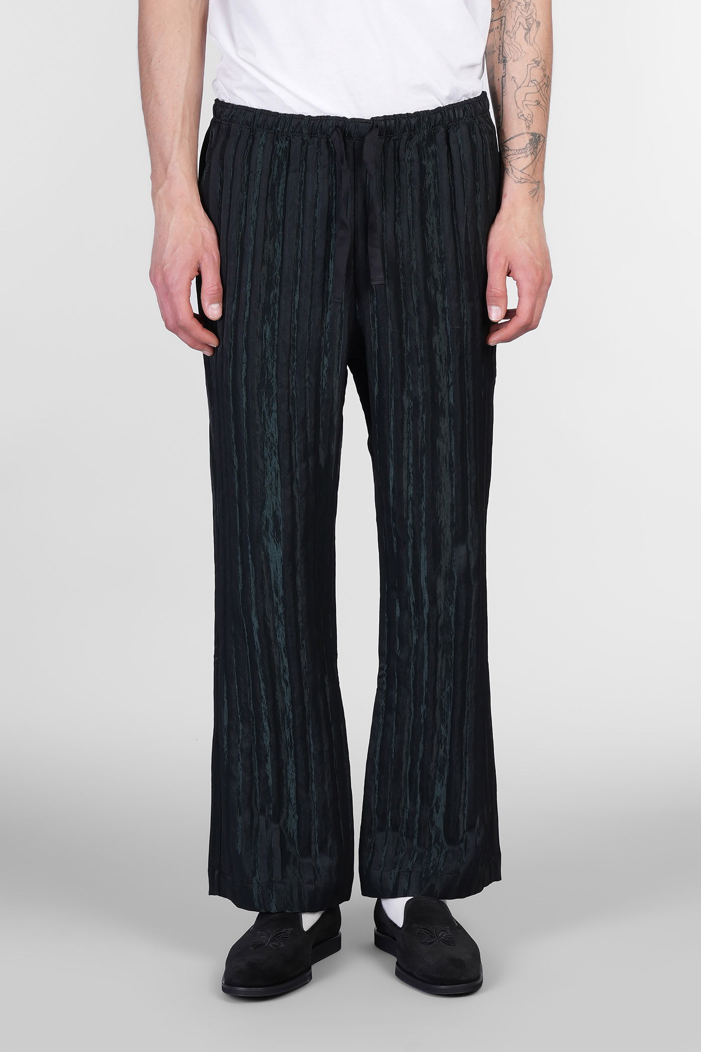 Needles Pants In Green Rayon