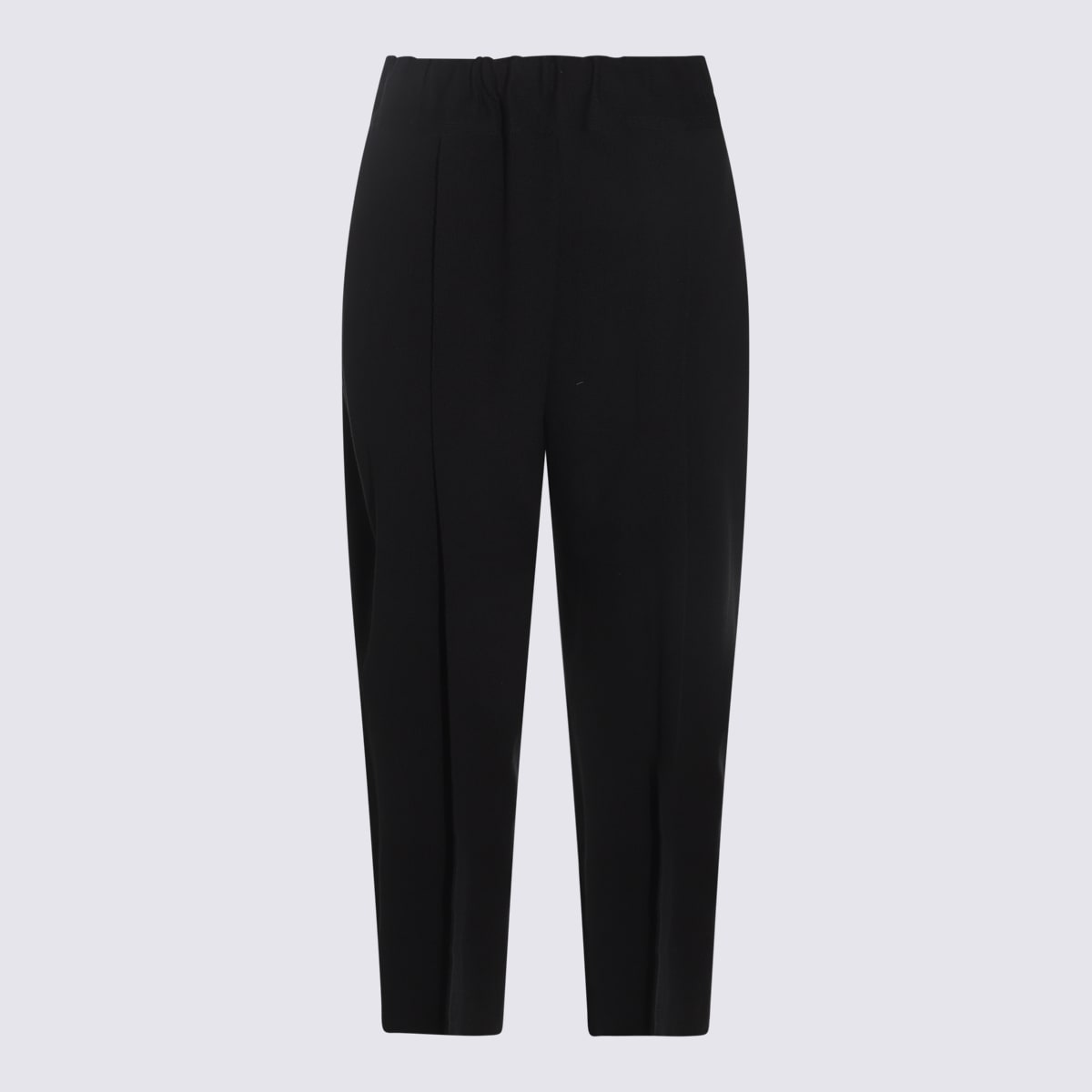 Issey Miyake Black Cotton Pants