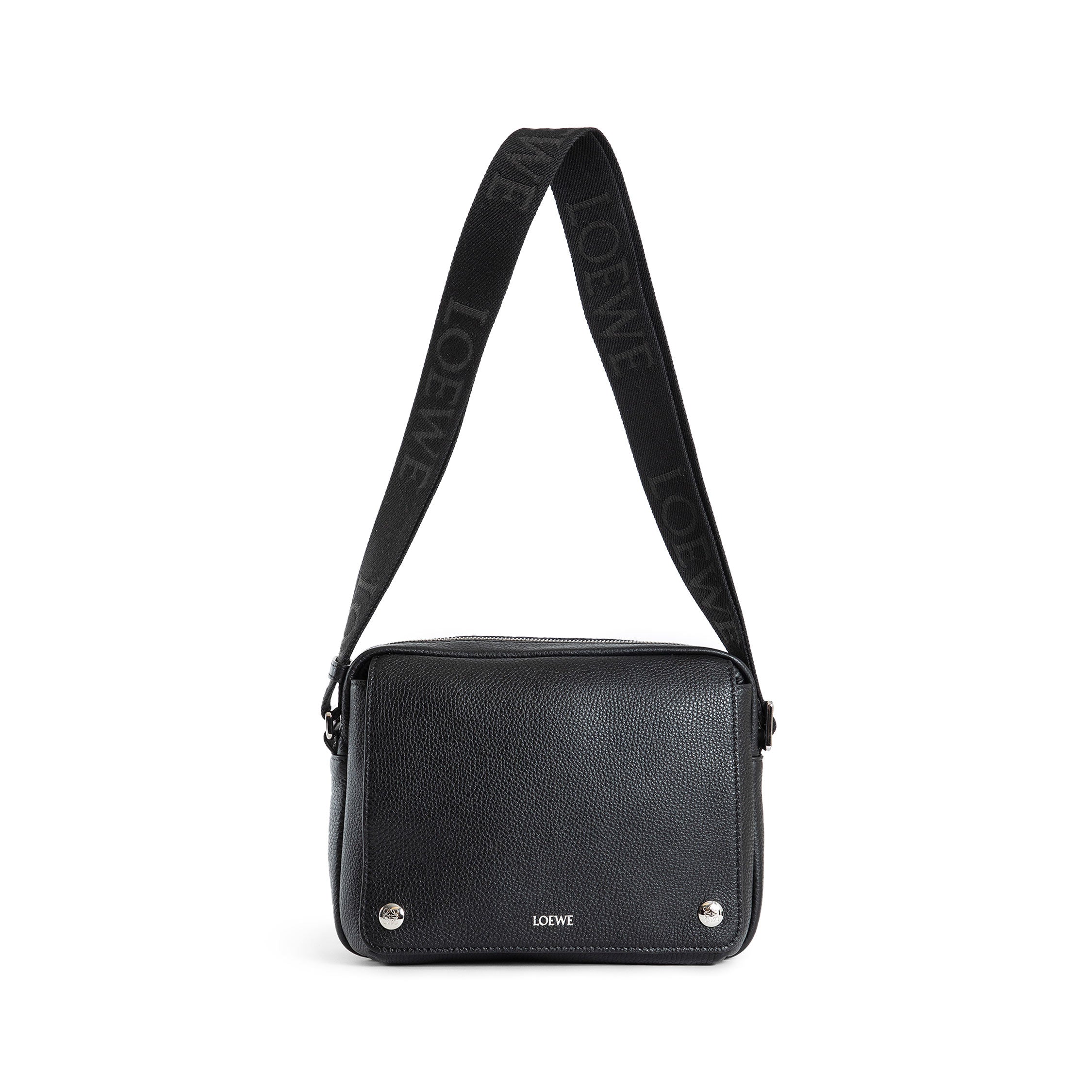 LOEWE 男士黑色斜挎包