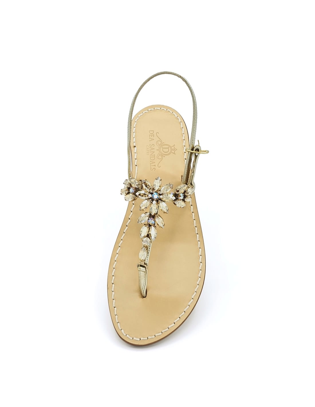 Dea Sandals Gaiola Amber Gold Jewel Sandals