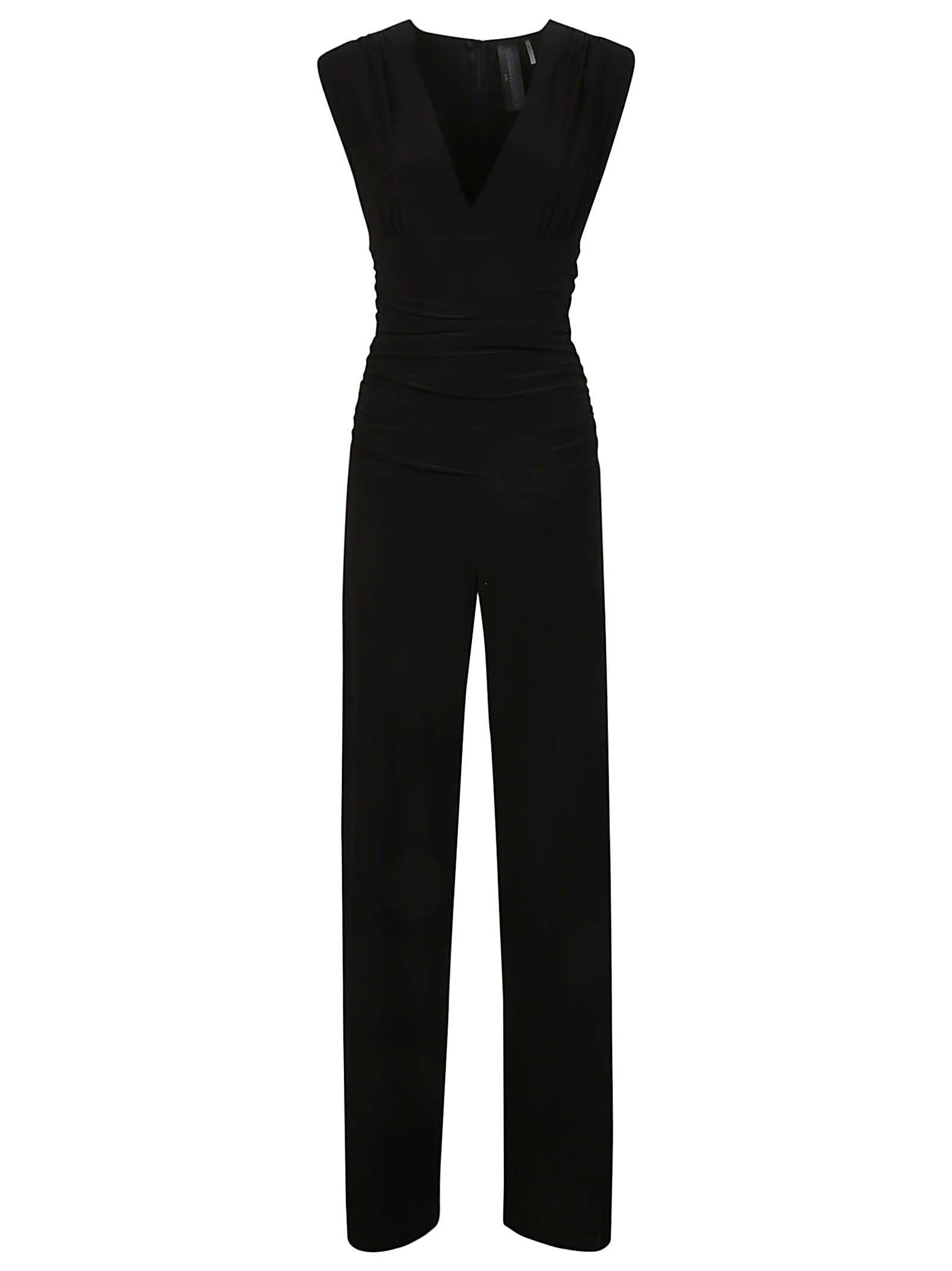 Norma Kamali V Neck Jumpsuit