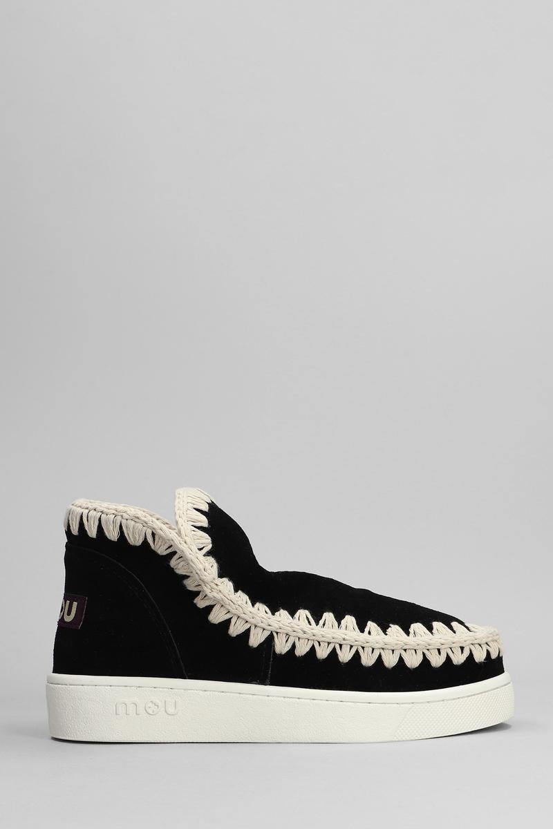 Mou Eskimo Sneaker Low Heels Ankle Boots