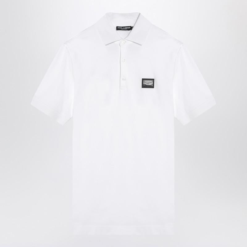 Dolce & Gabbana Polo With Logo Plaque