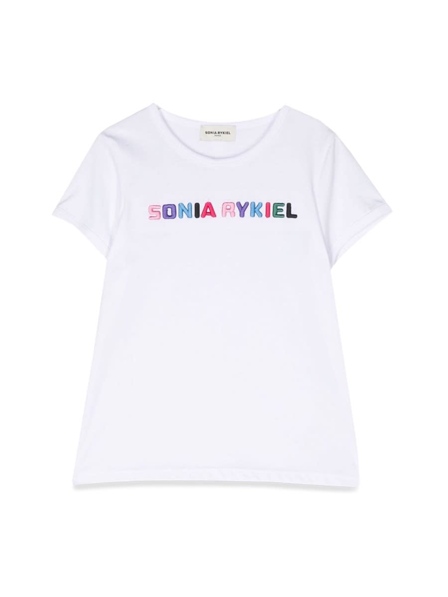 Sonia Rykiel T-shirt Logo Contrasting Profiles