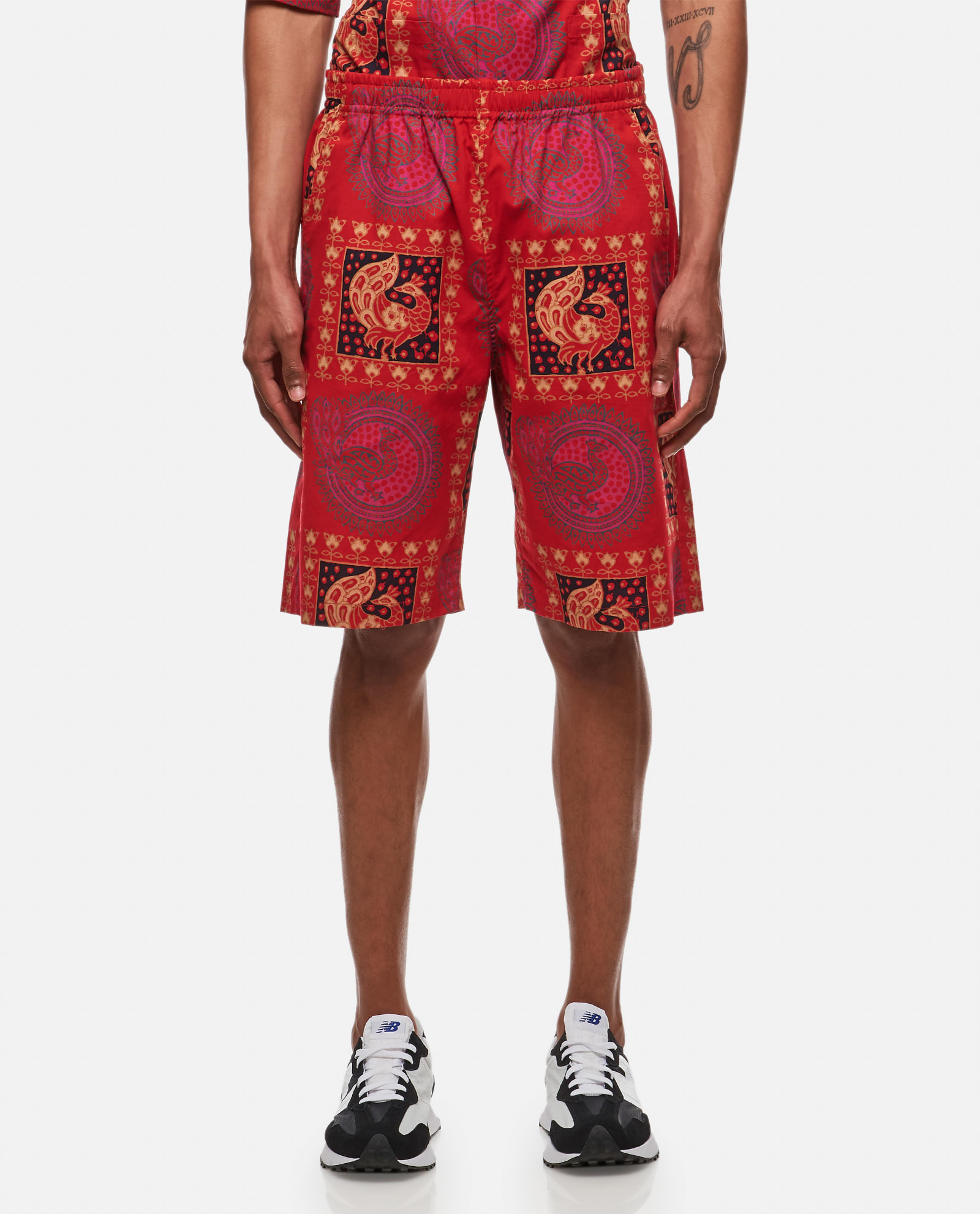 Needles Basketball Printed Shorts