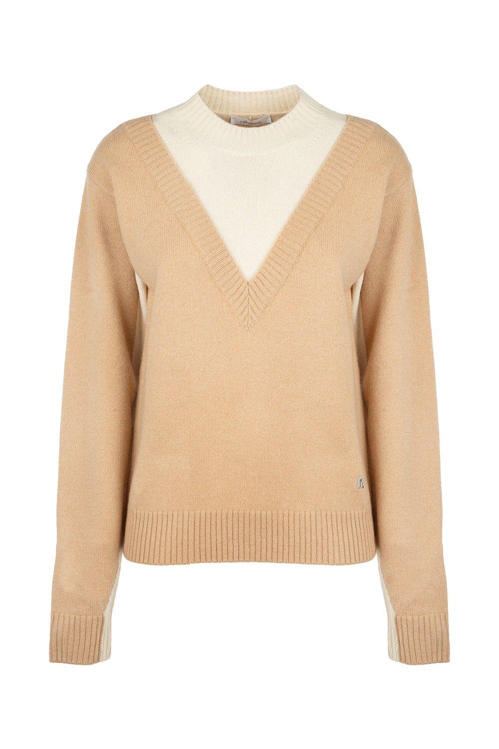 Paco Rabanne Layered Crewneck Jumper