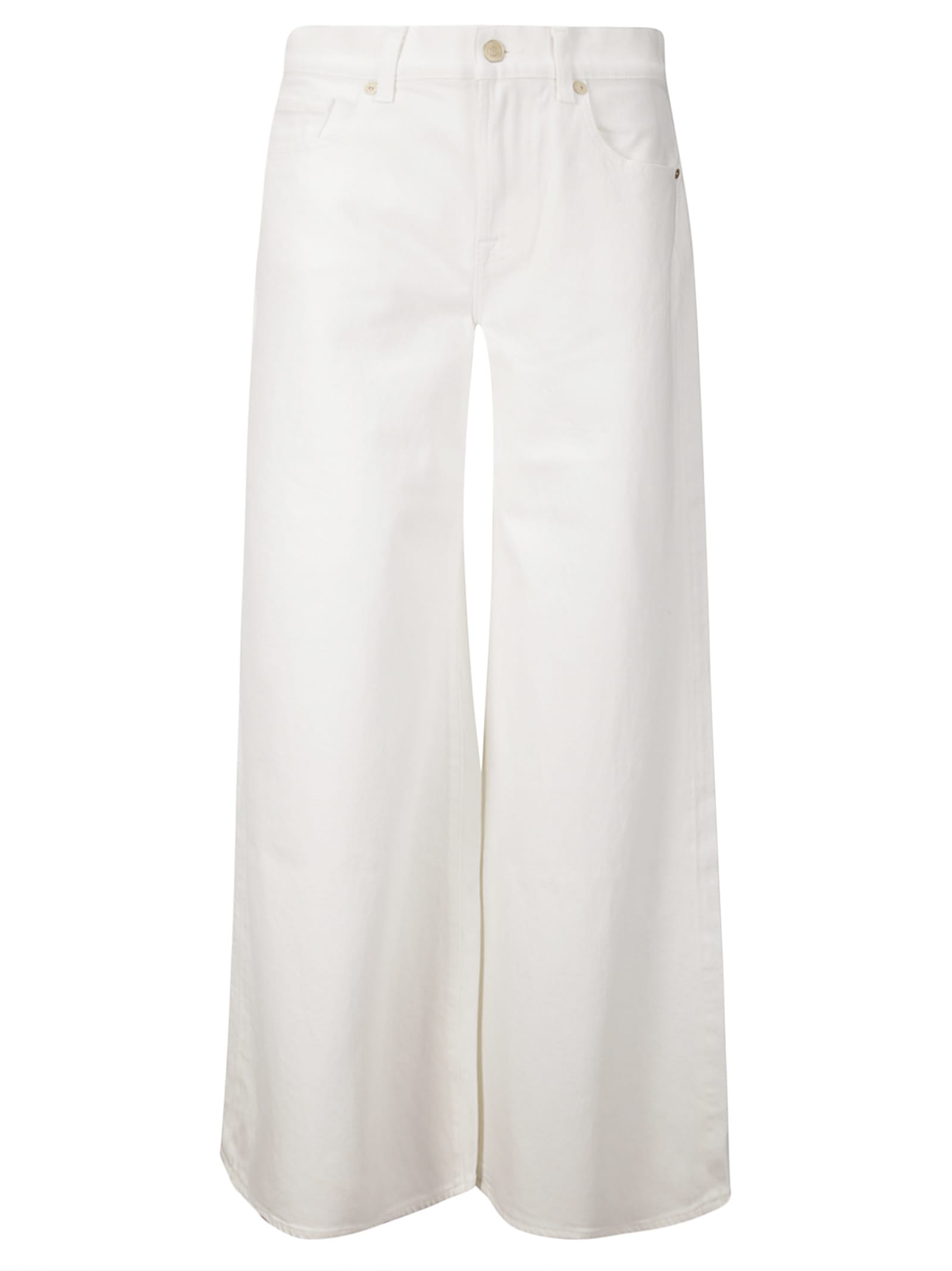 7 For All Mankind Willow Wide Colored Mankind Vintage White