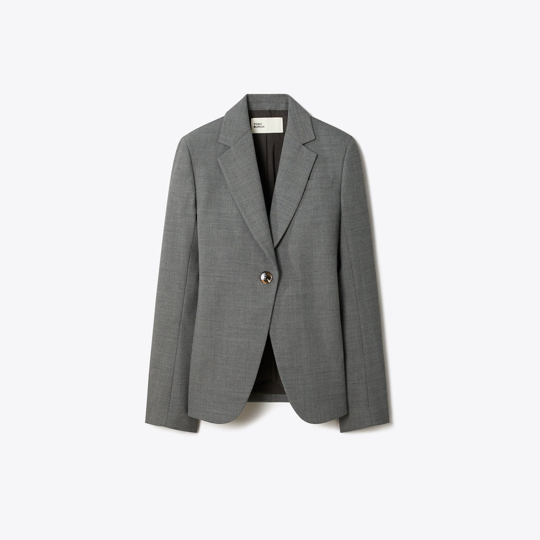 Tory Burch Stretch Flannel Blazer