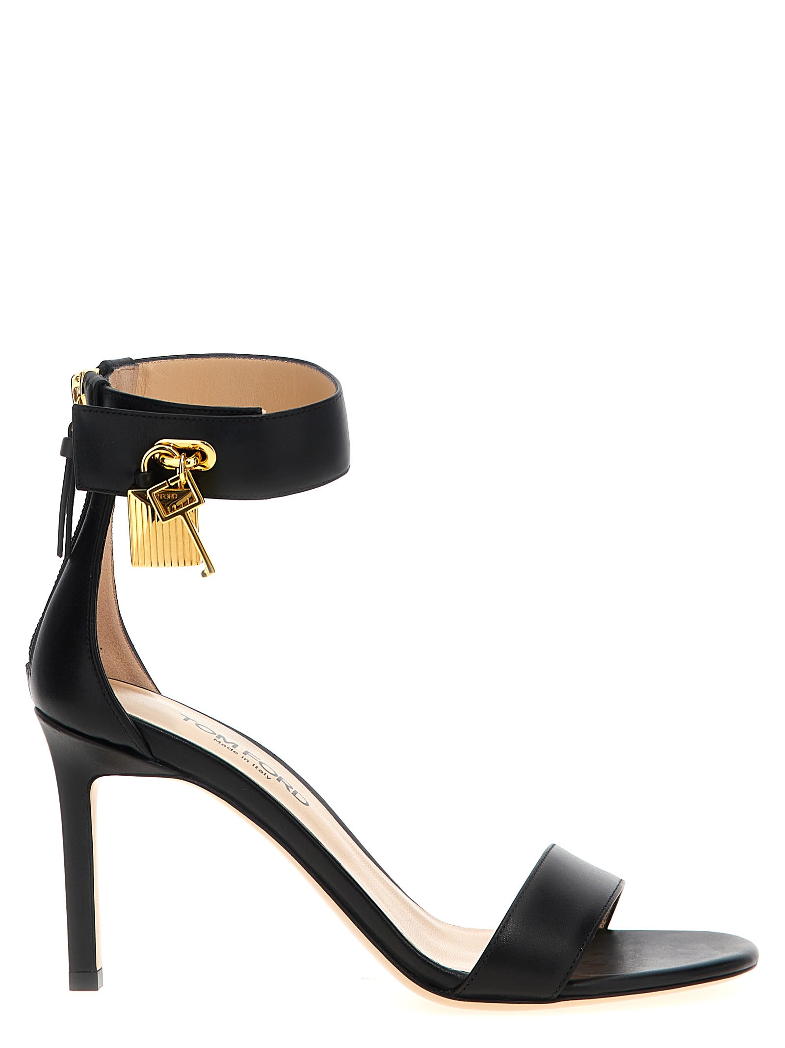 Tom Ford Padlock Leather Sandals