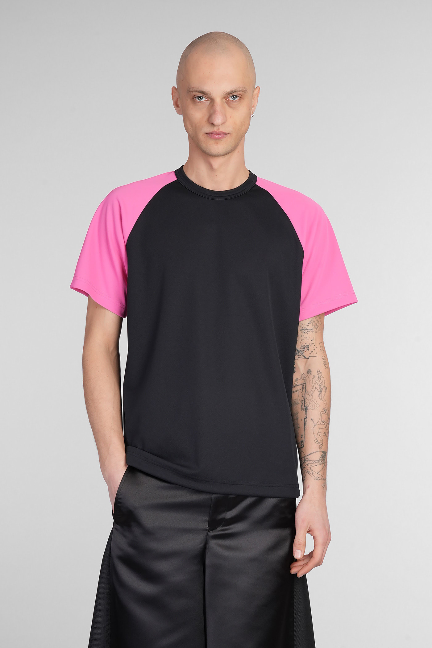 Comme Des Garçons Homme Plus T-shirt In Black Polyester