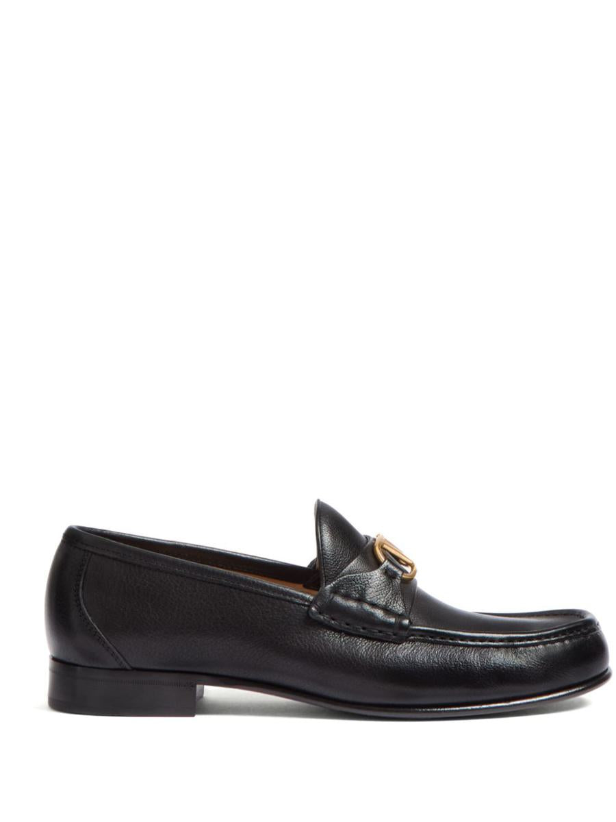 Valentino Garavani Vlogo Signature 皮革乐福鞋