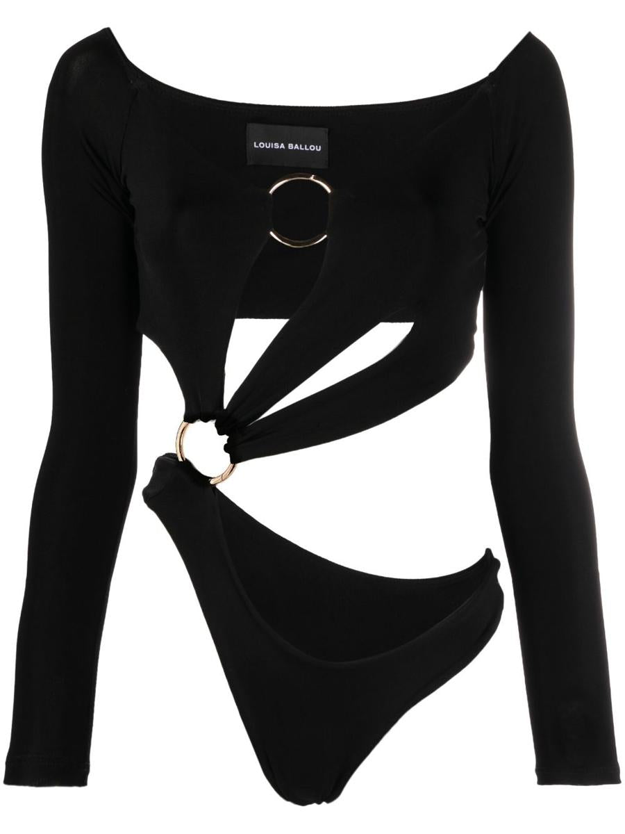 Louisa Ballou Long Sleeve Cut-Out Bodysuit