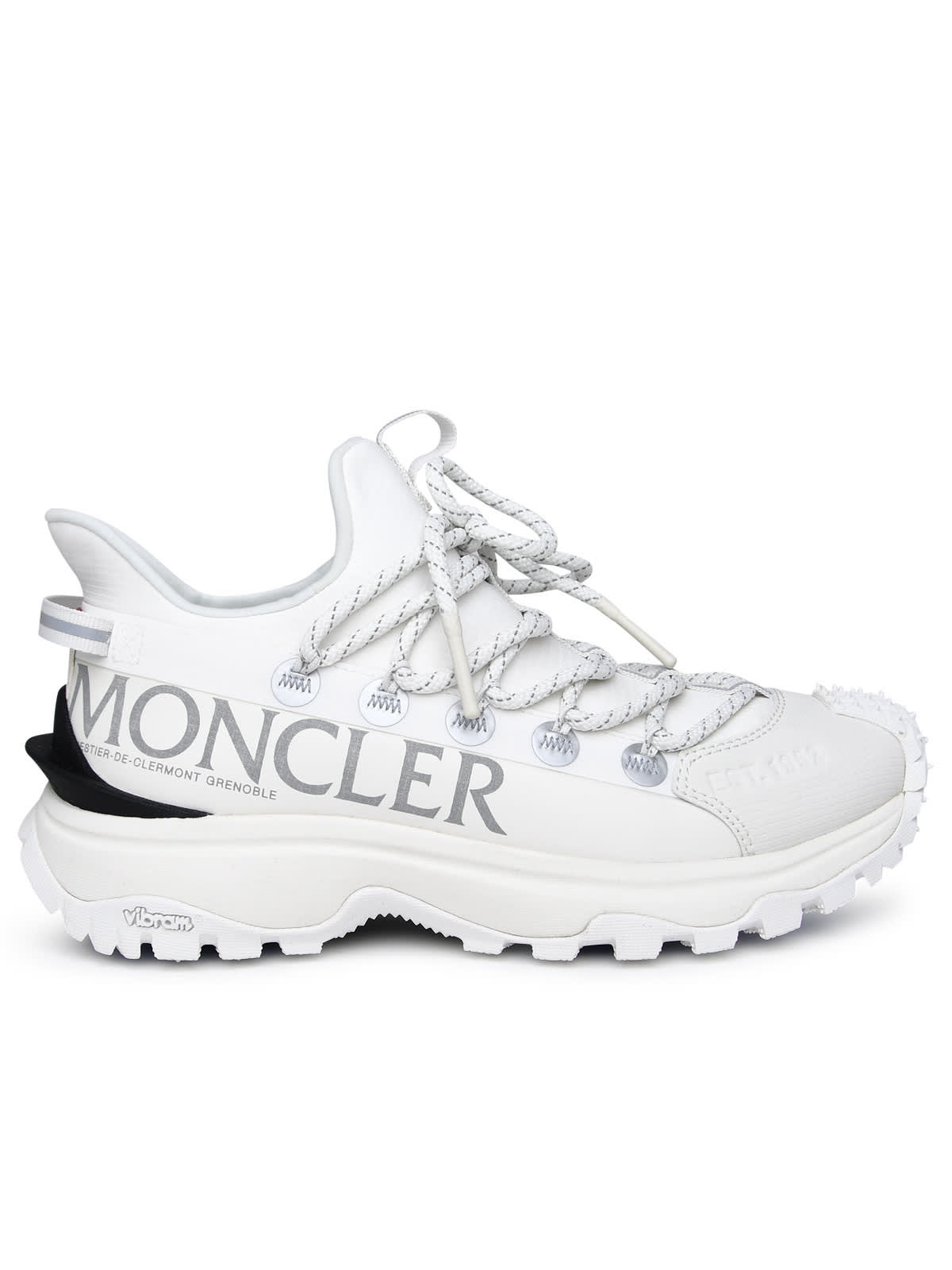 Moncler White Polyamide Trail Grip Sneakers