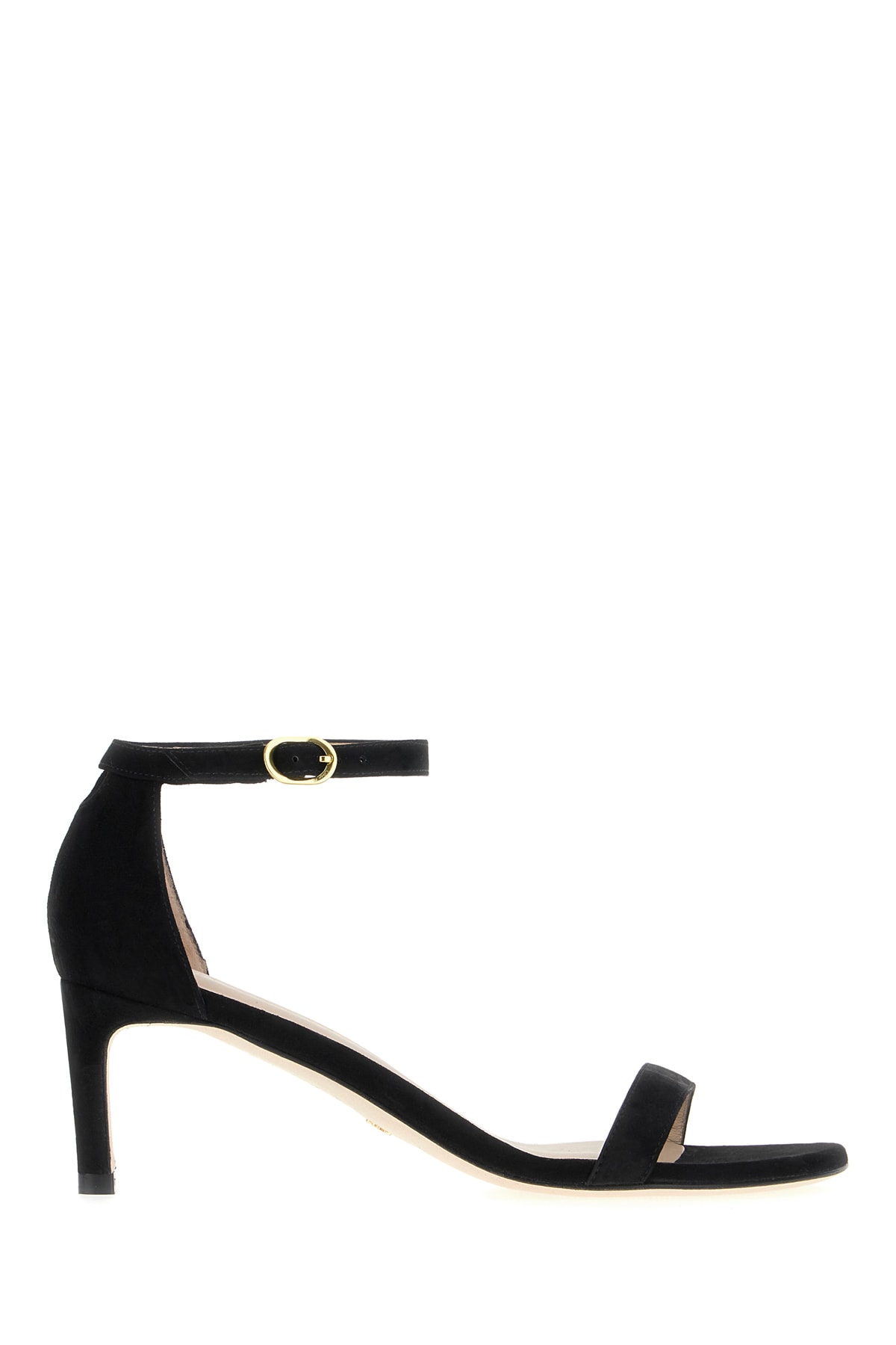 Stuart Weitzman Black Suede Sandals