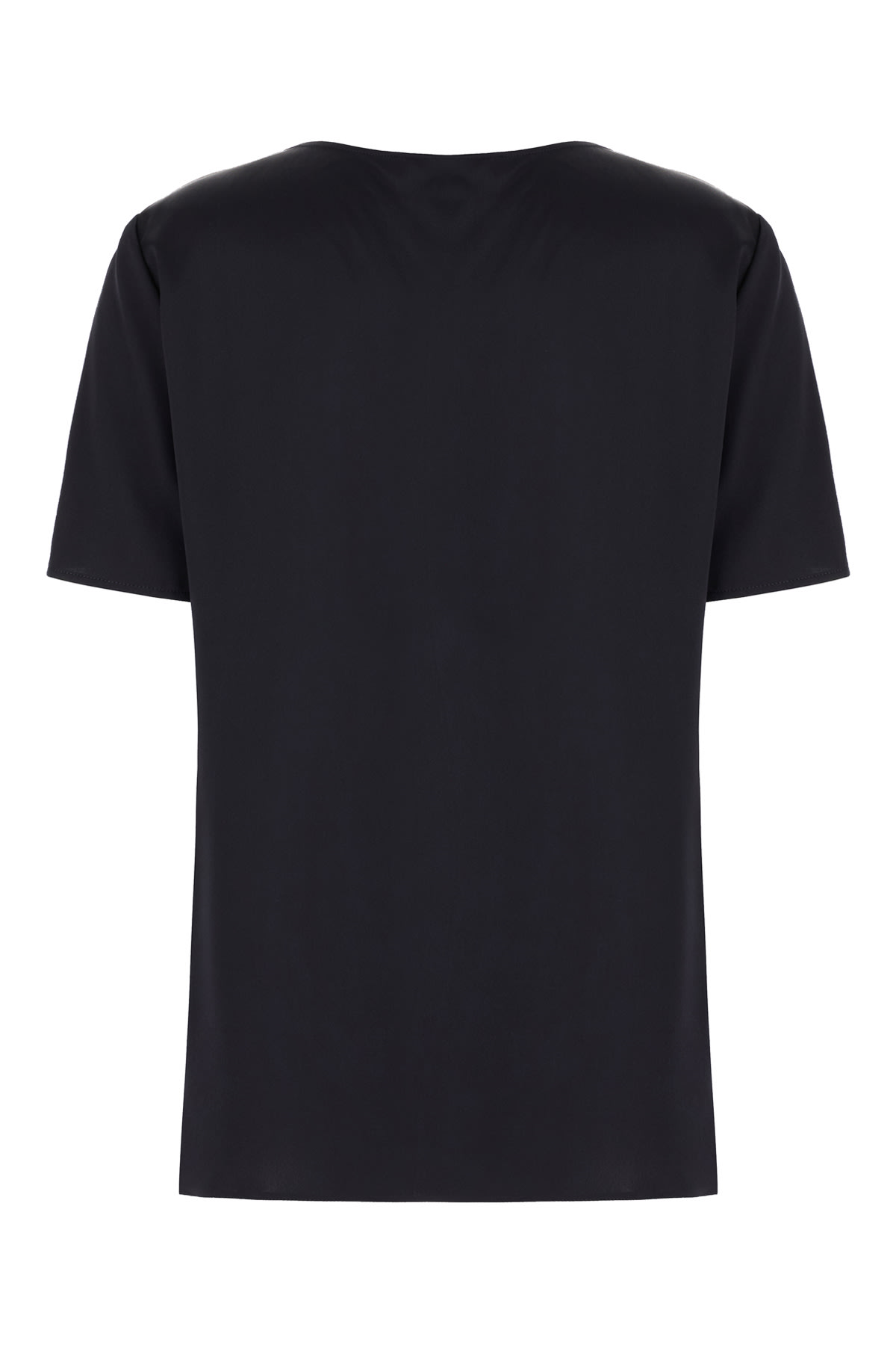 Max Mara Black Silk Blouse