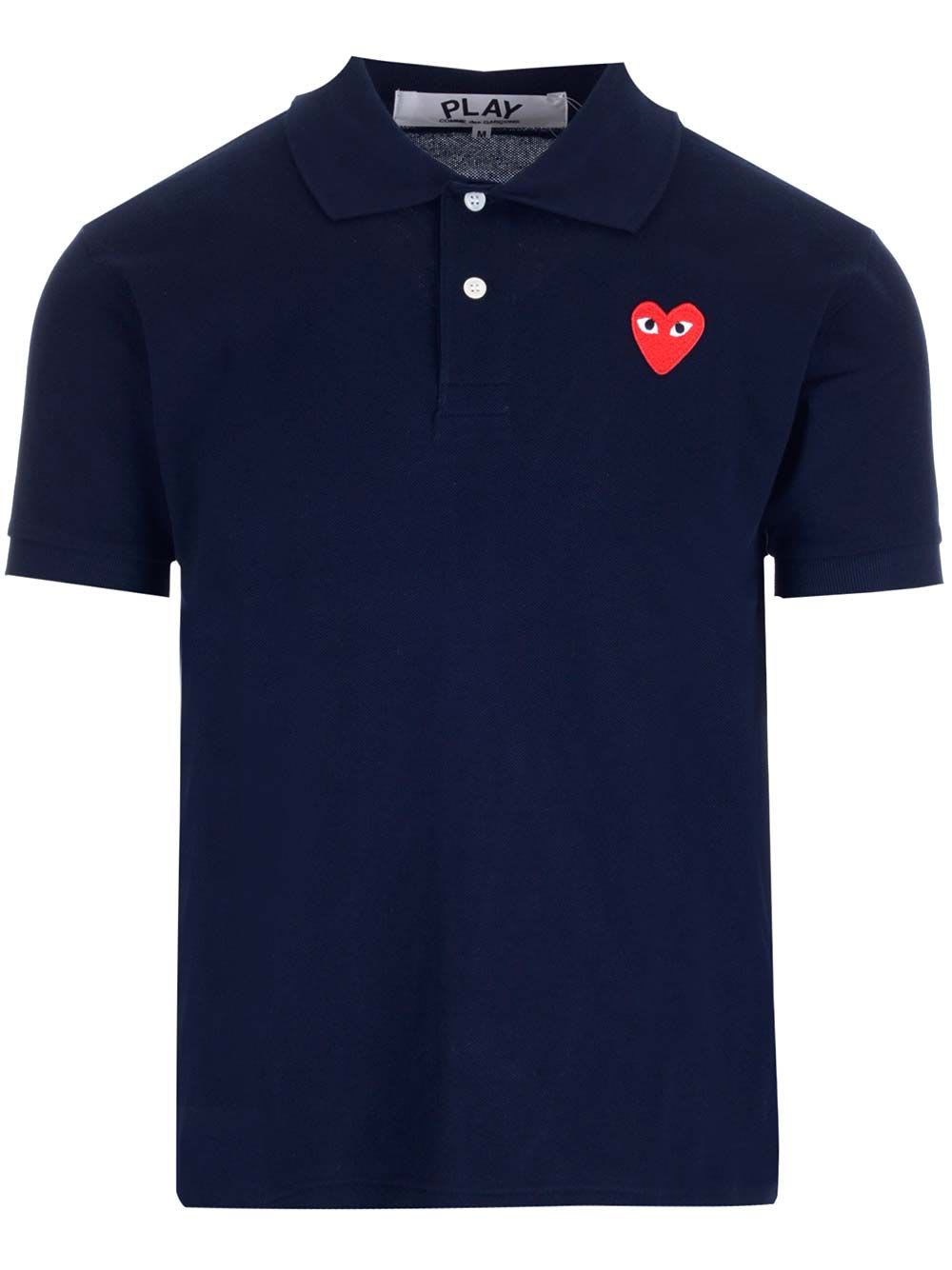 Comme des Garçons Play Half-sleeved Polo