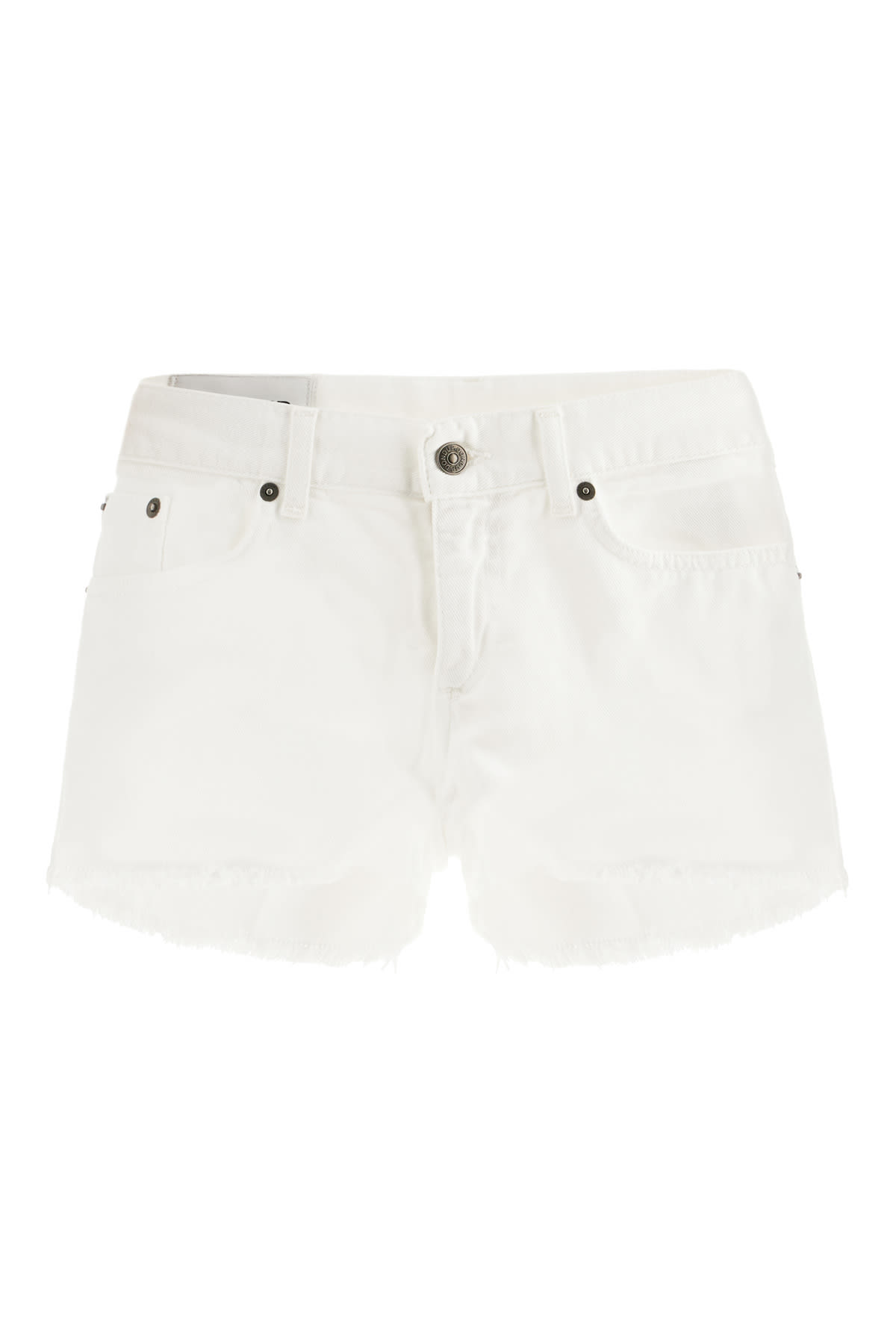 Dondup White Denim Shorts