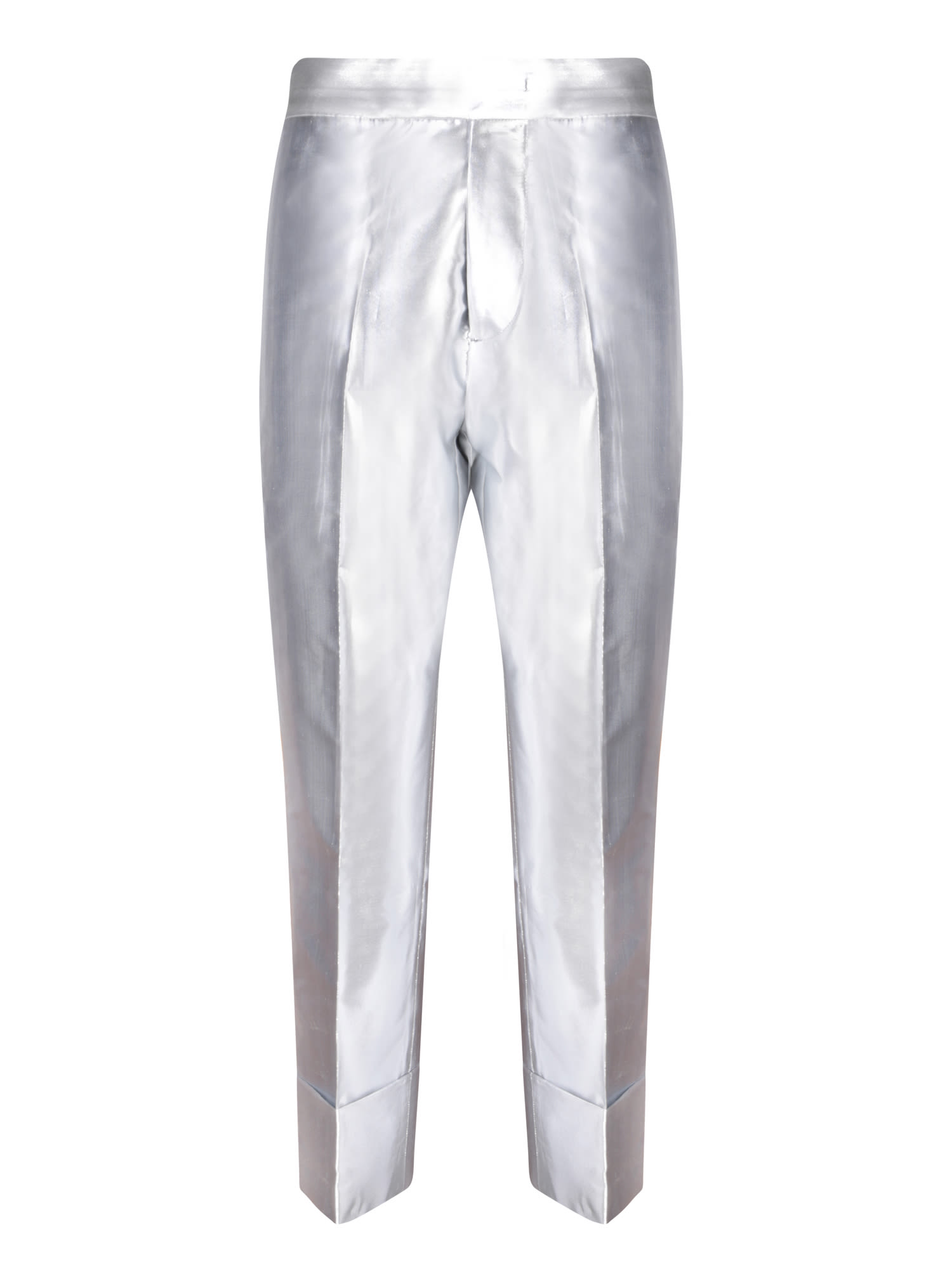 Sapio N7 Silver Lurex Canvas Trousers