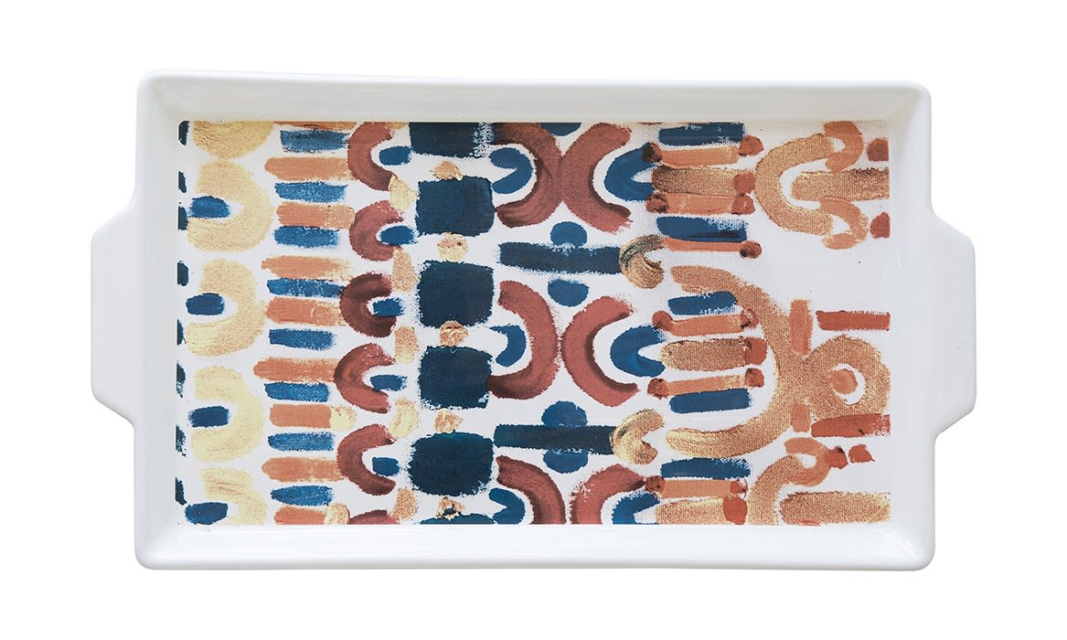 Le Botteghe su Gologone Plates Round Ceramic Colores 27,5x16 Cm