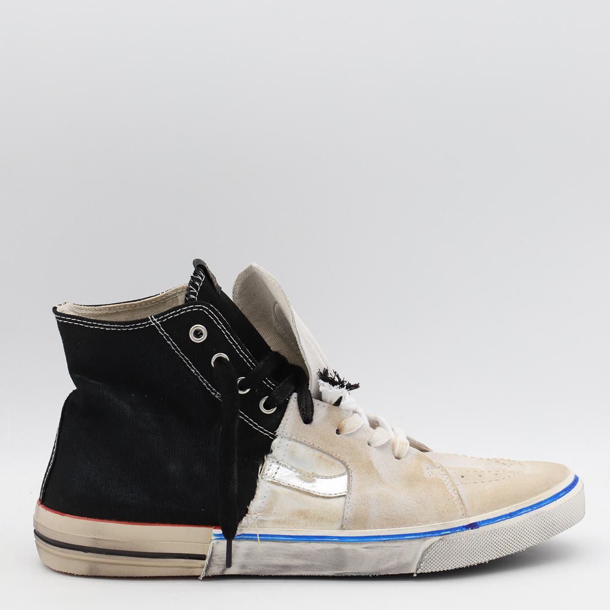 Paul Esterlin White And Black Sneakers