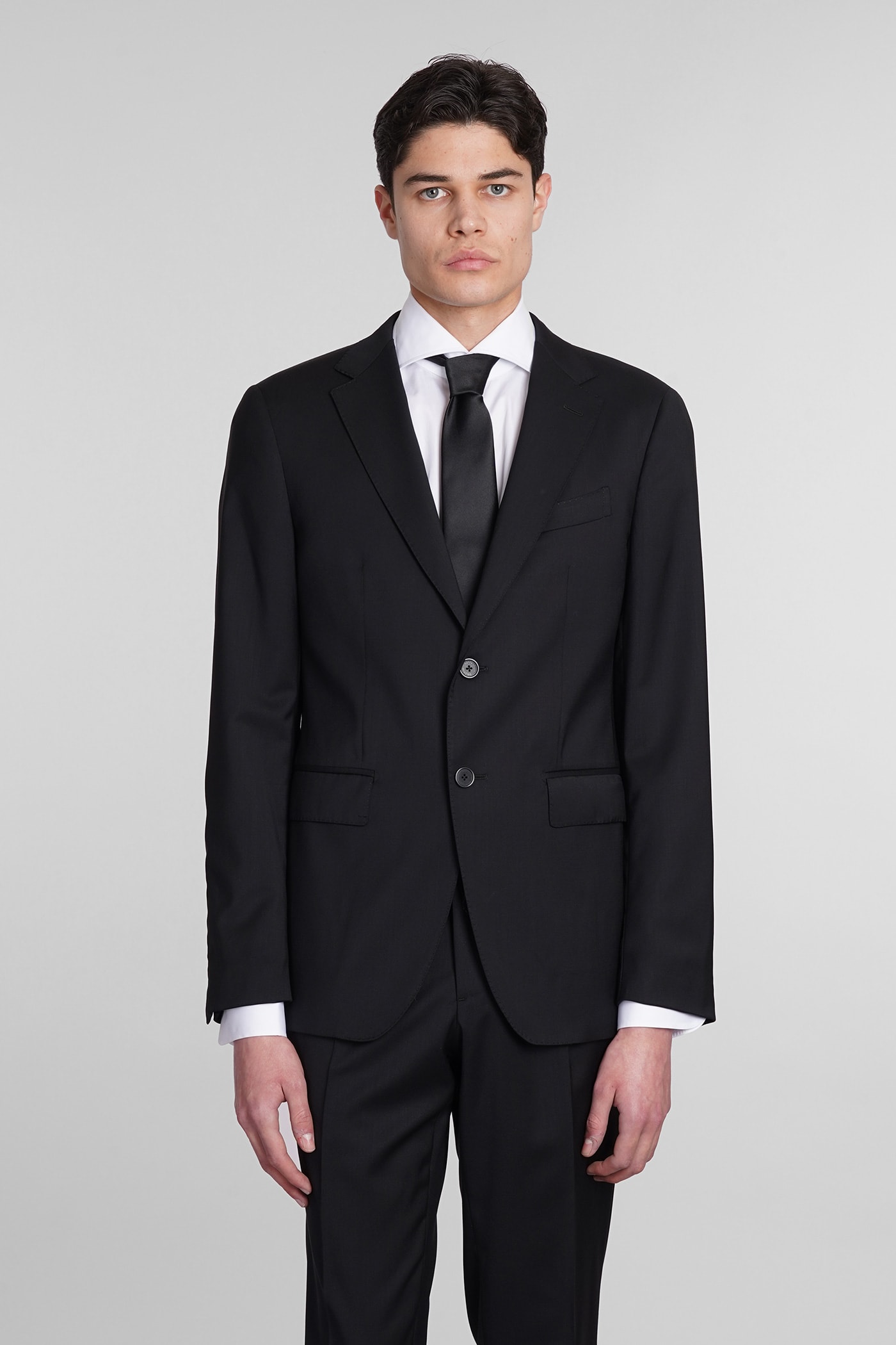 Santaniello In Black Wool