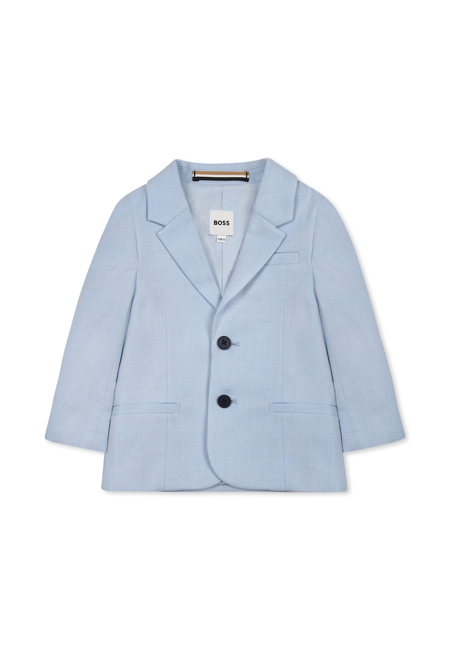 Hugo Boss Light Blue Jacket For Baby Boy