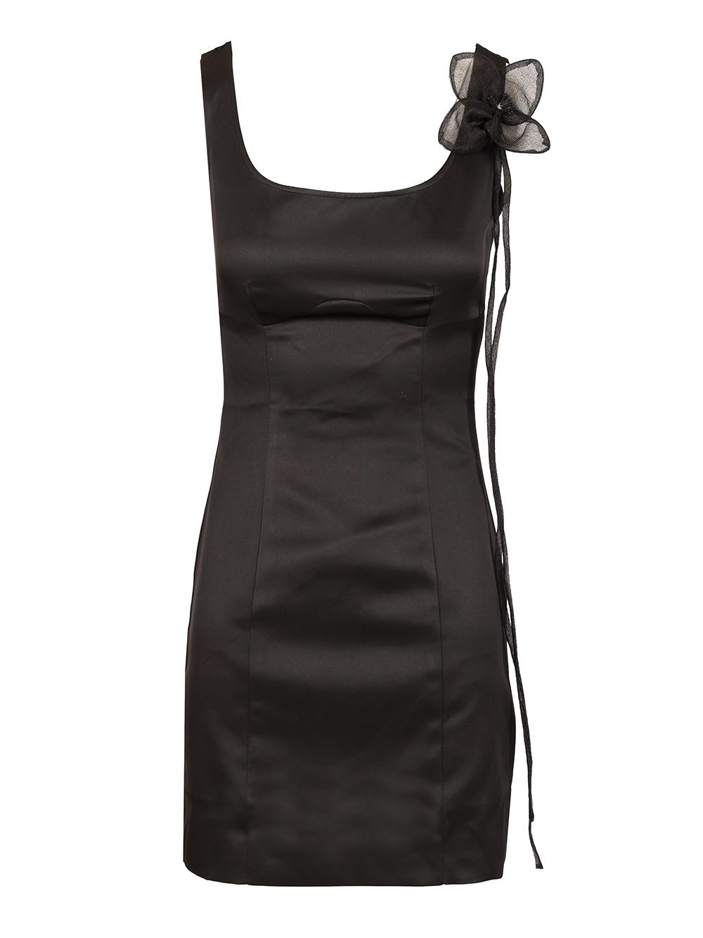 Rotate by Birger Christensen Satin Flower Dress