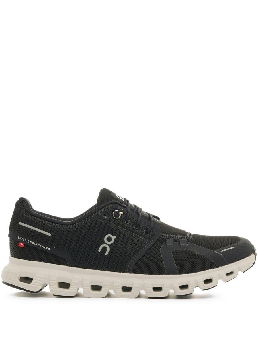 On Running Black Sneakers With Appliqué Logo