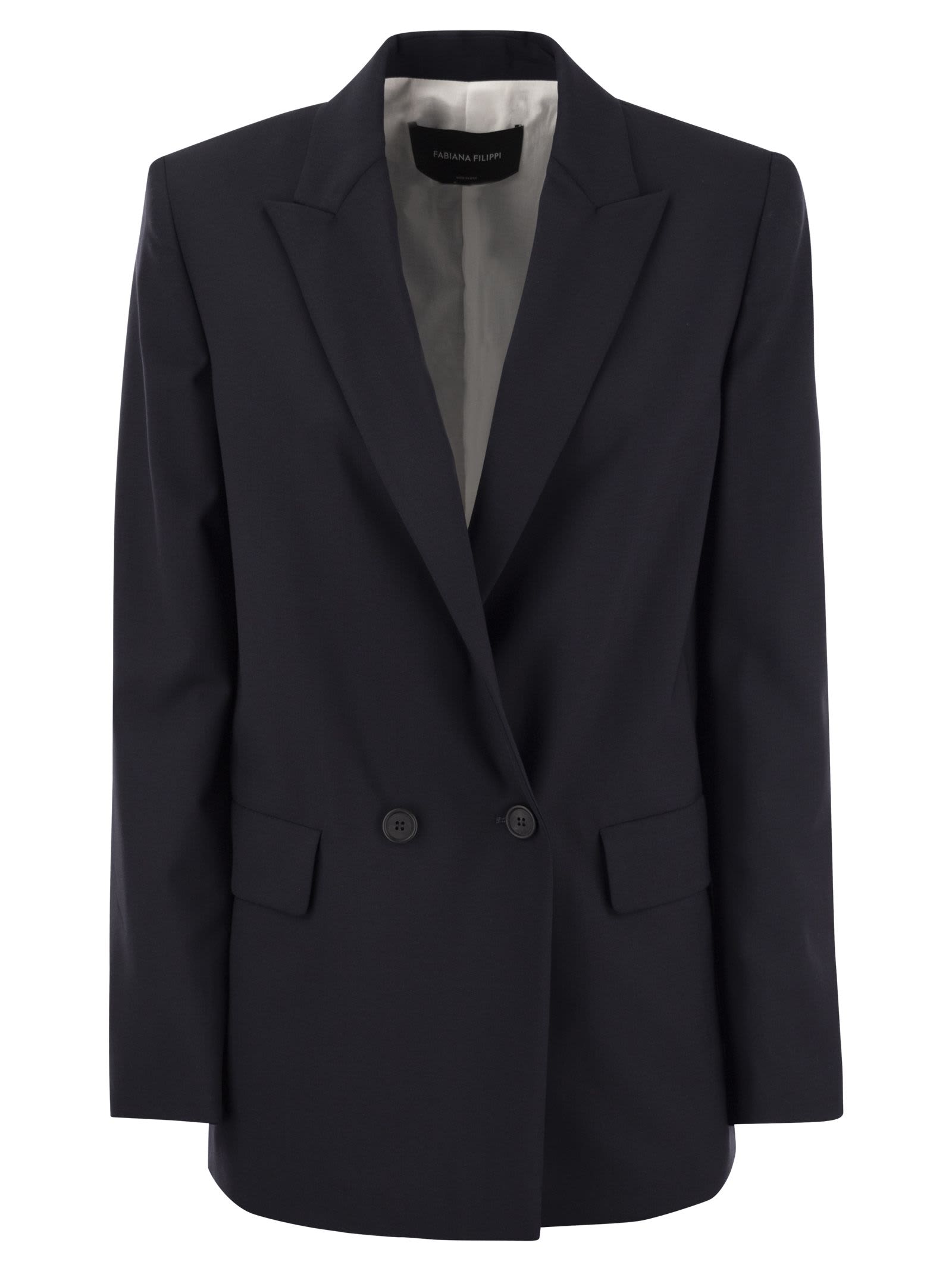 Fabiana Filippi Fabric Double-breasted Blazer