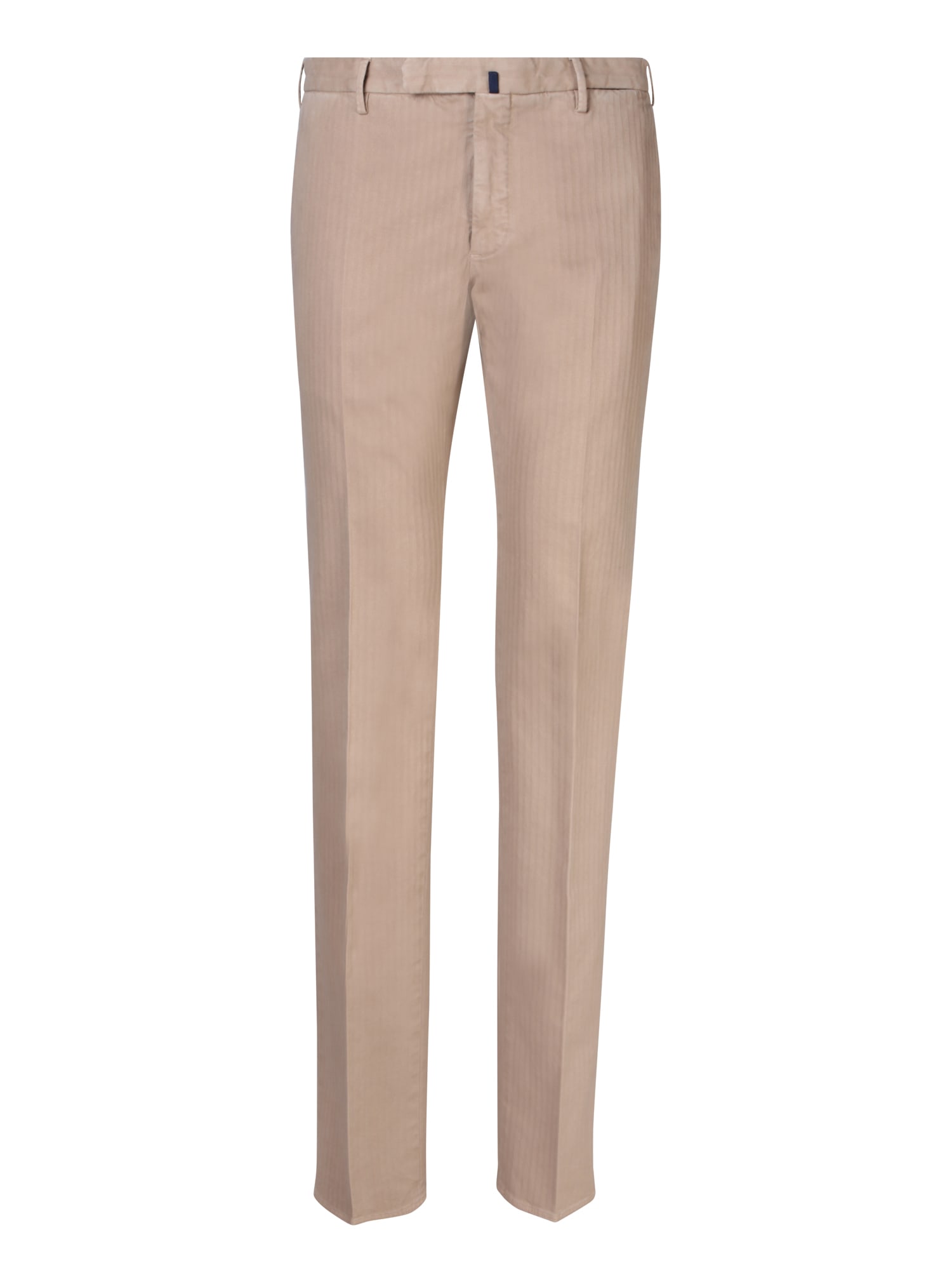 Incotex Light Beige Slim Fit Trousers
