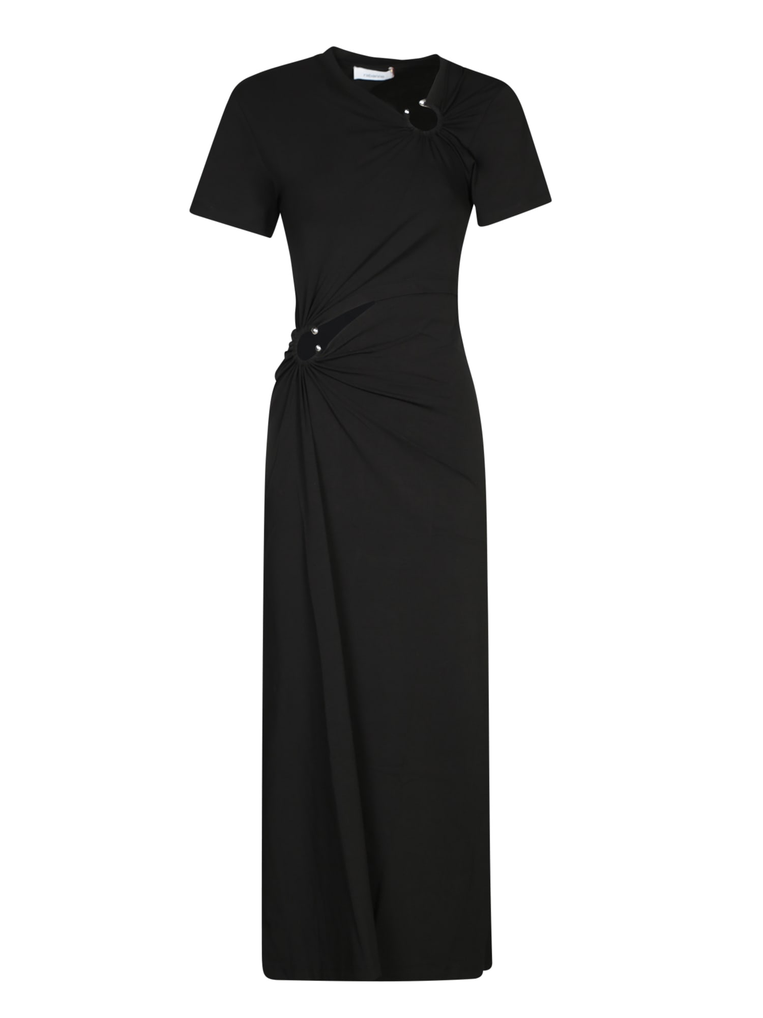 Paco Rabanne Jersey Long Piercing Dress