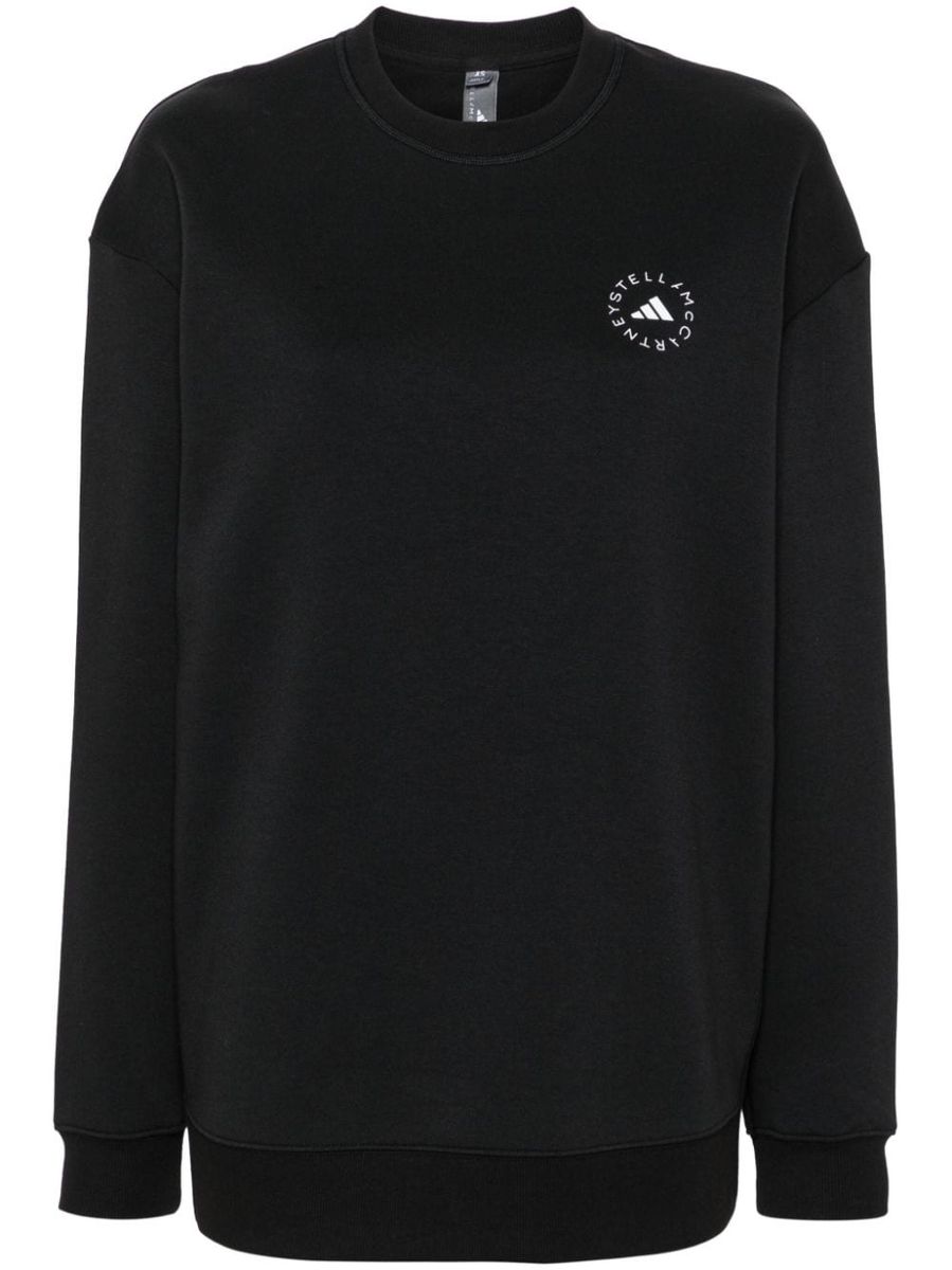 Adidas By Stella McCartney Logo Cotton Blend Sweatshirt