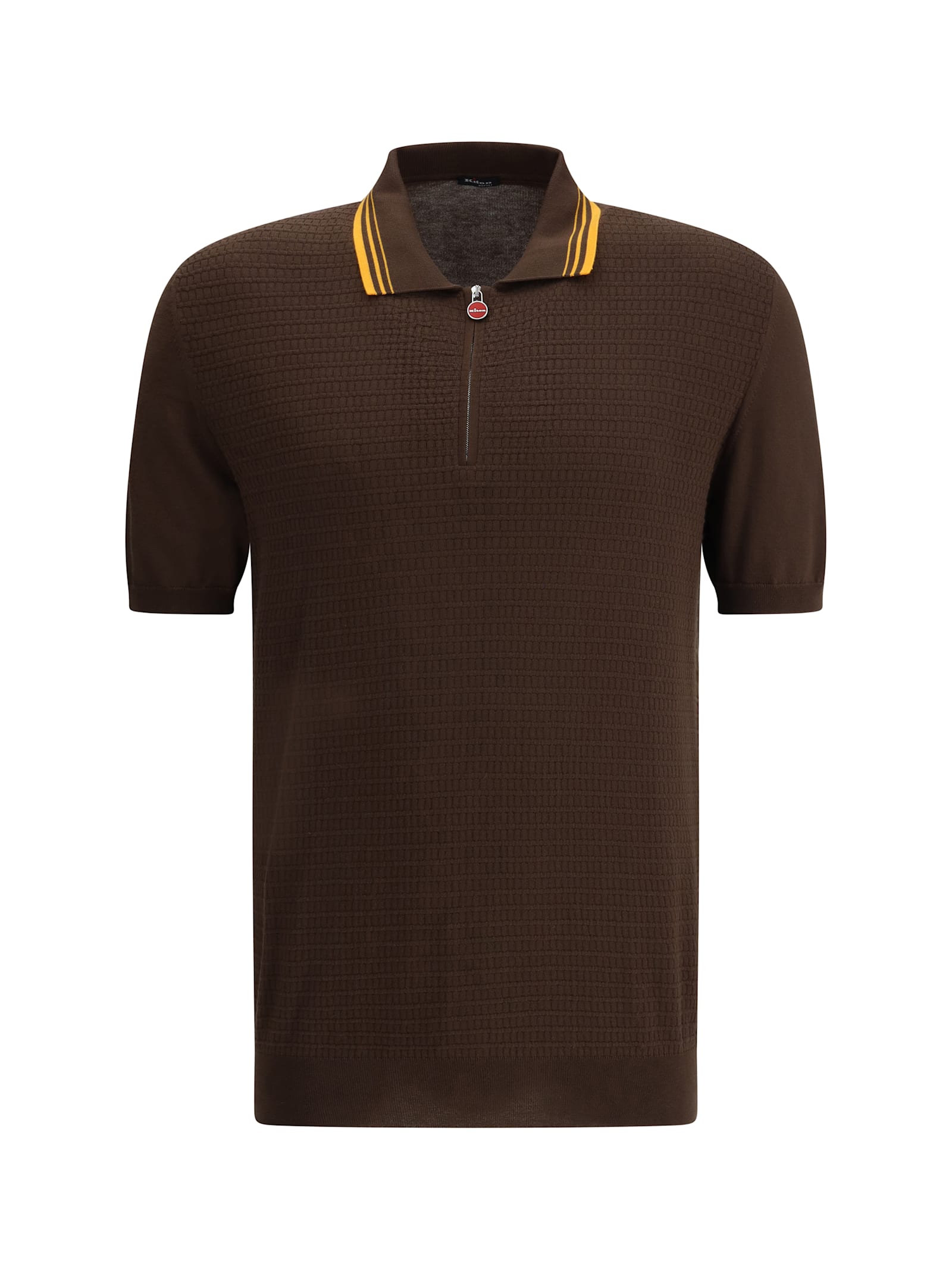 Kiton 拉链polo衫