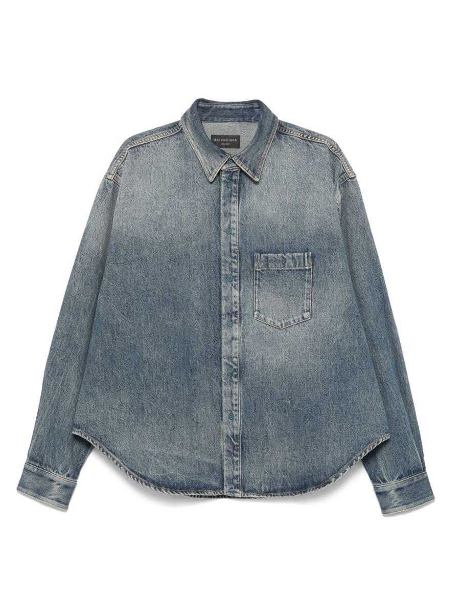 Balenciaga Denim Cotton Shirt