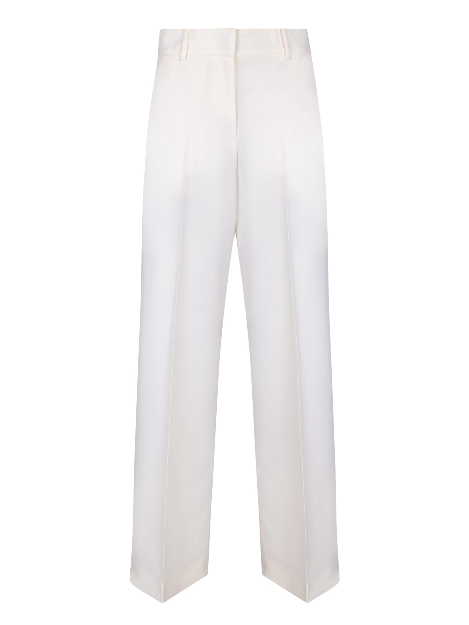 MSGM White Tailored Trousers