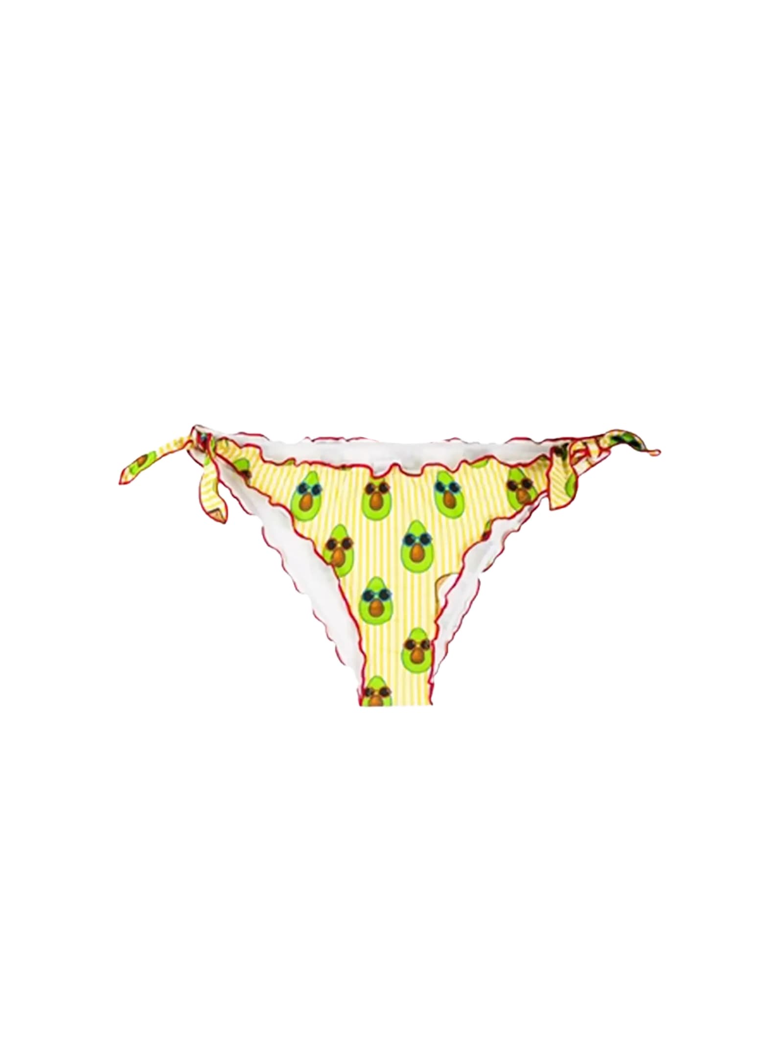 MC2 Saint Barth Avocado Print Swim Briefs