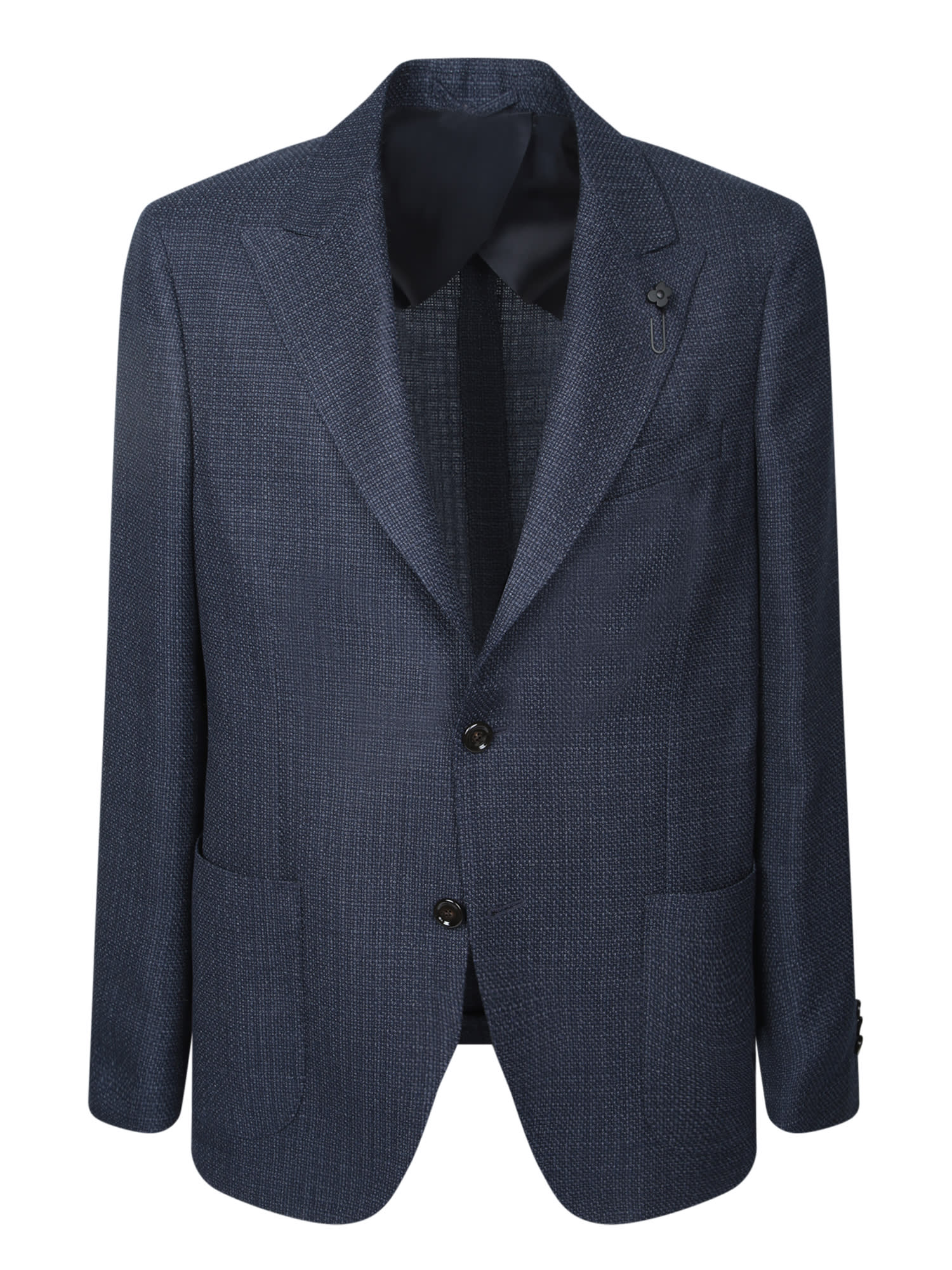 Lardini Moulinã Blue Wool Jacket