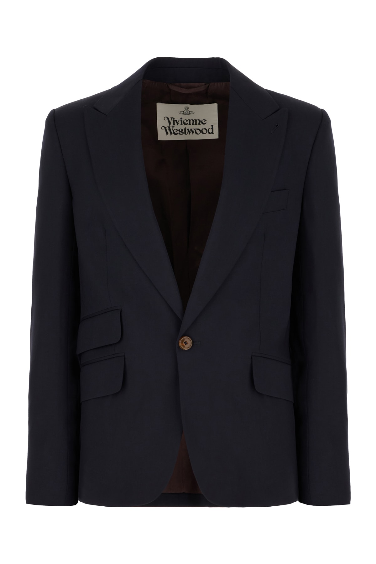 Vivienne Westwood Navy Blue Wool Blazer