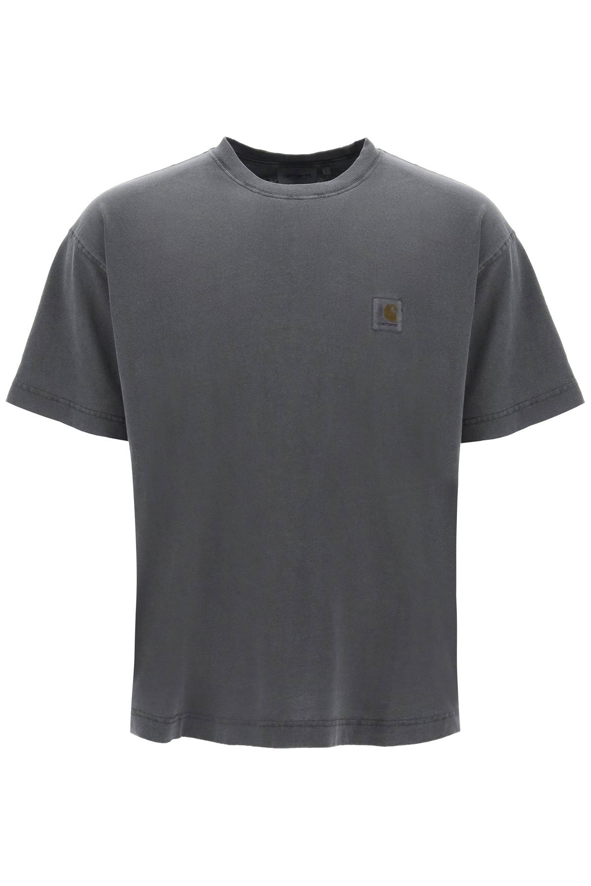 Carhartt Dark Grey Cotton Oversize S/s Nelson T-shirt