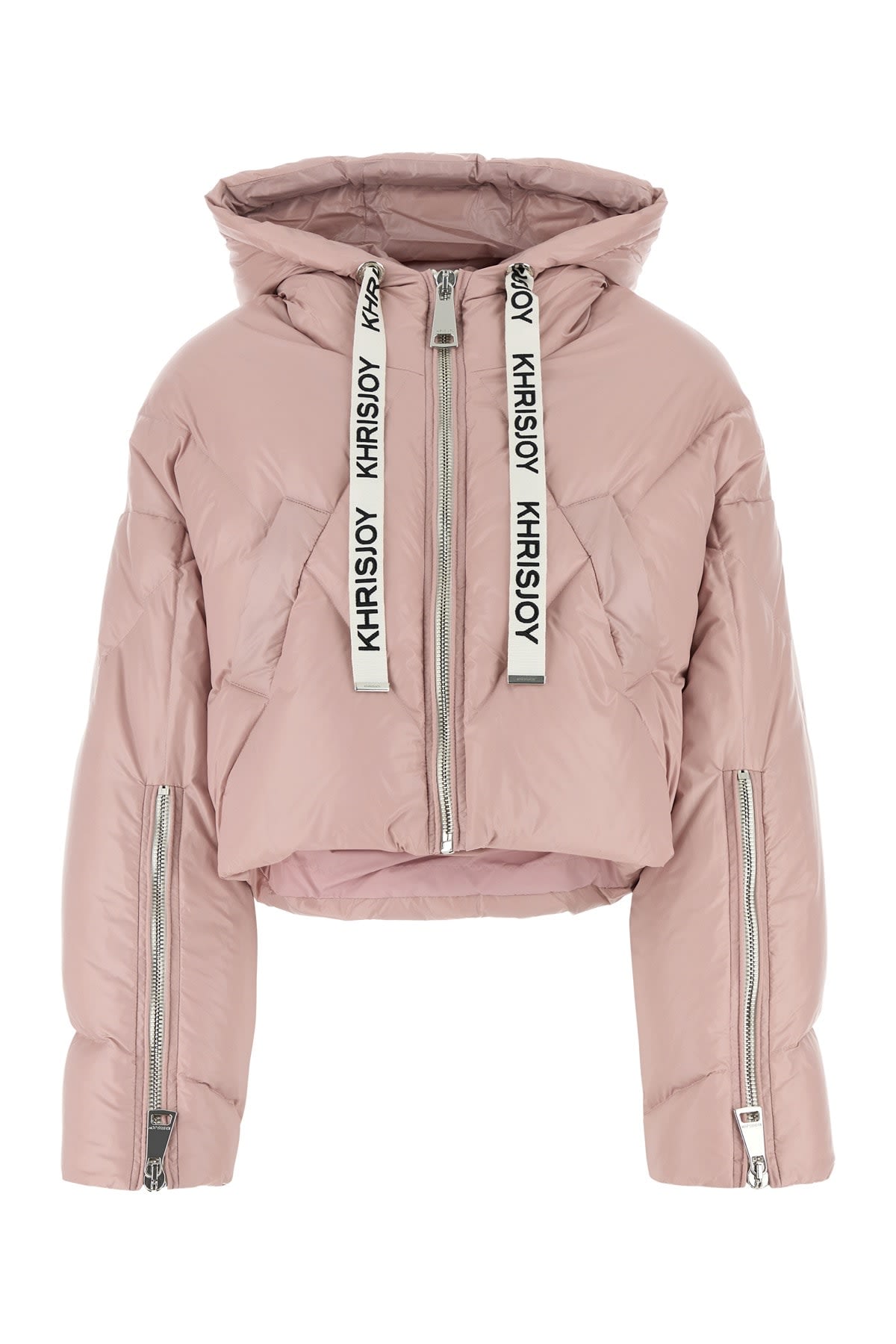 Khrisjoy Pastel Pink Nylon Down Jacket