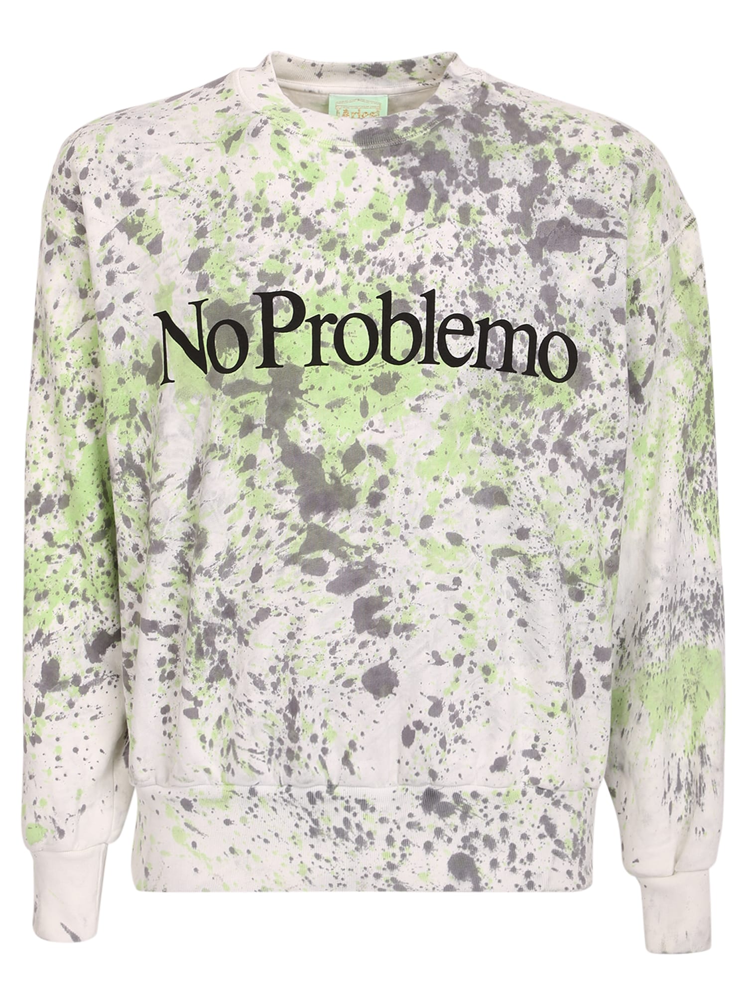 Aries Paint Splatter Sweatshirt