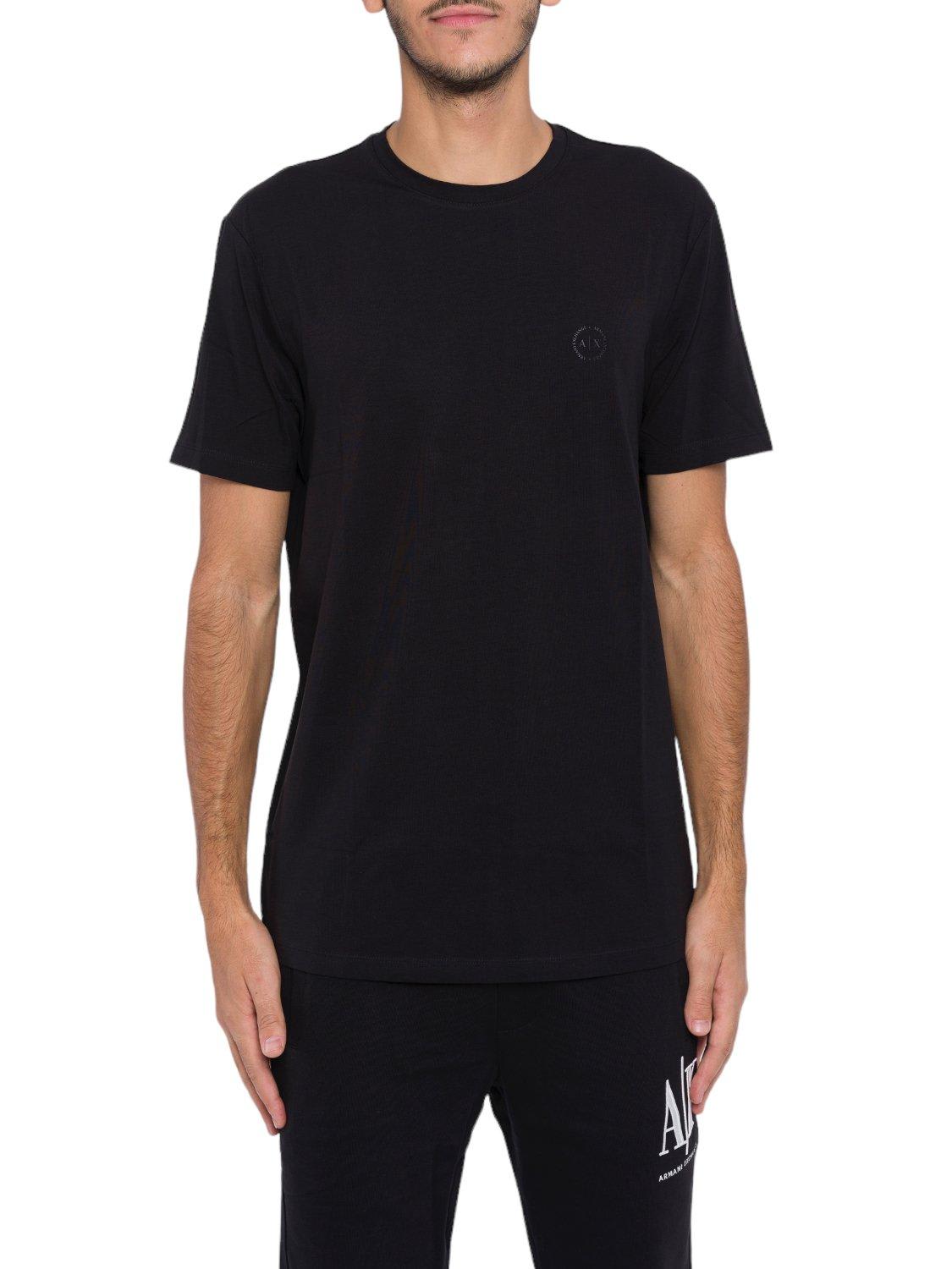 Armani Collezioni Logo Embroidered Crewneck T-shirt