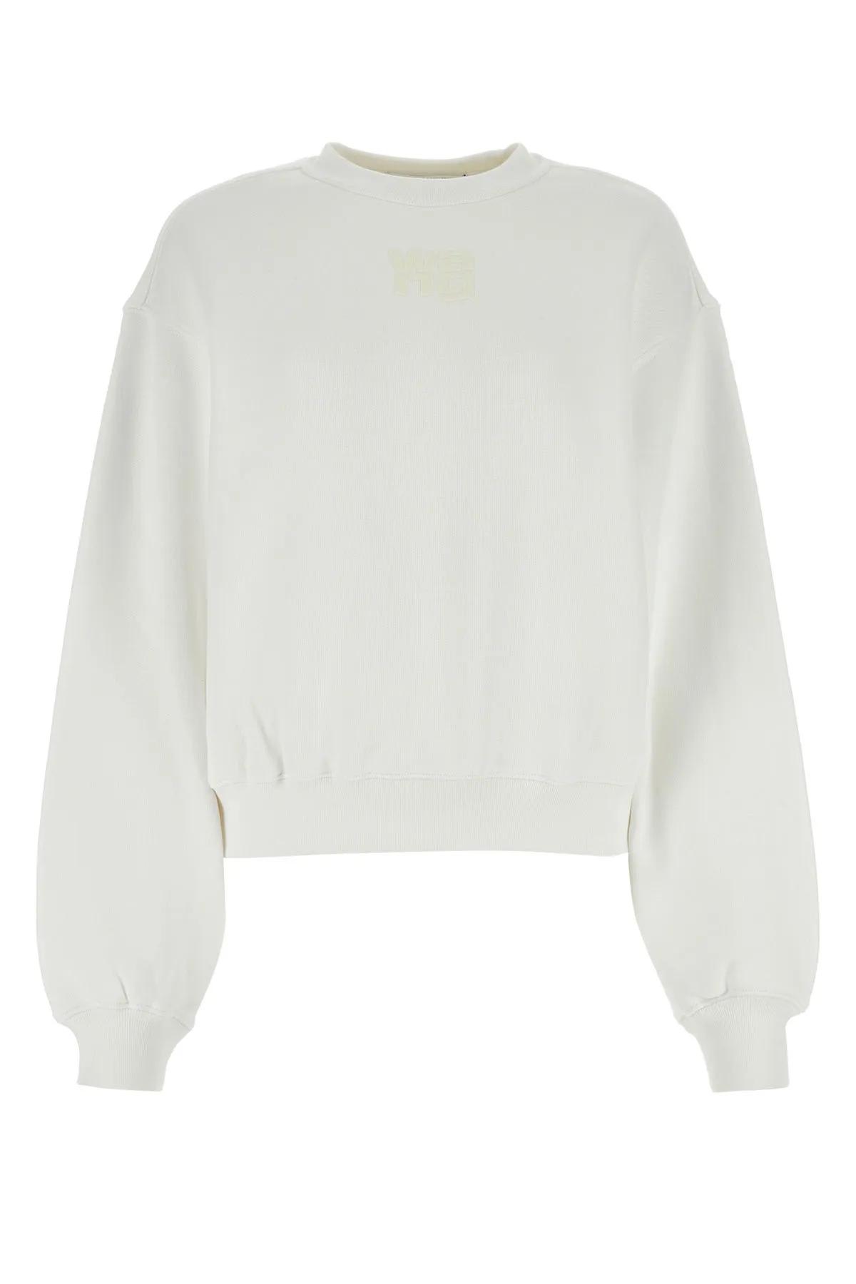 Alexander Wang White Cotton Sweatshirt